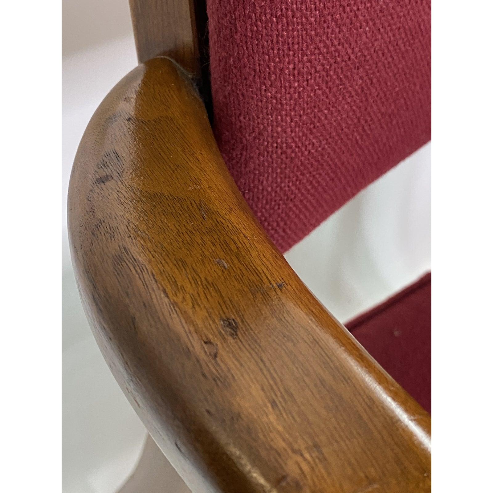 Mid-20th Century Mid-Century Modern Jasper Chair Co Walnut Arm Chair’s, Set of 4