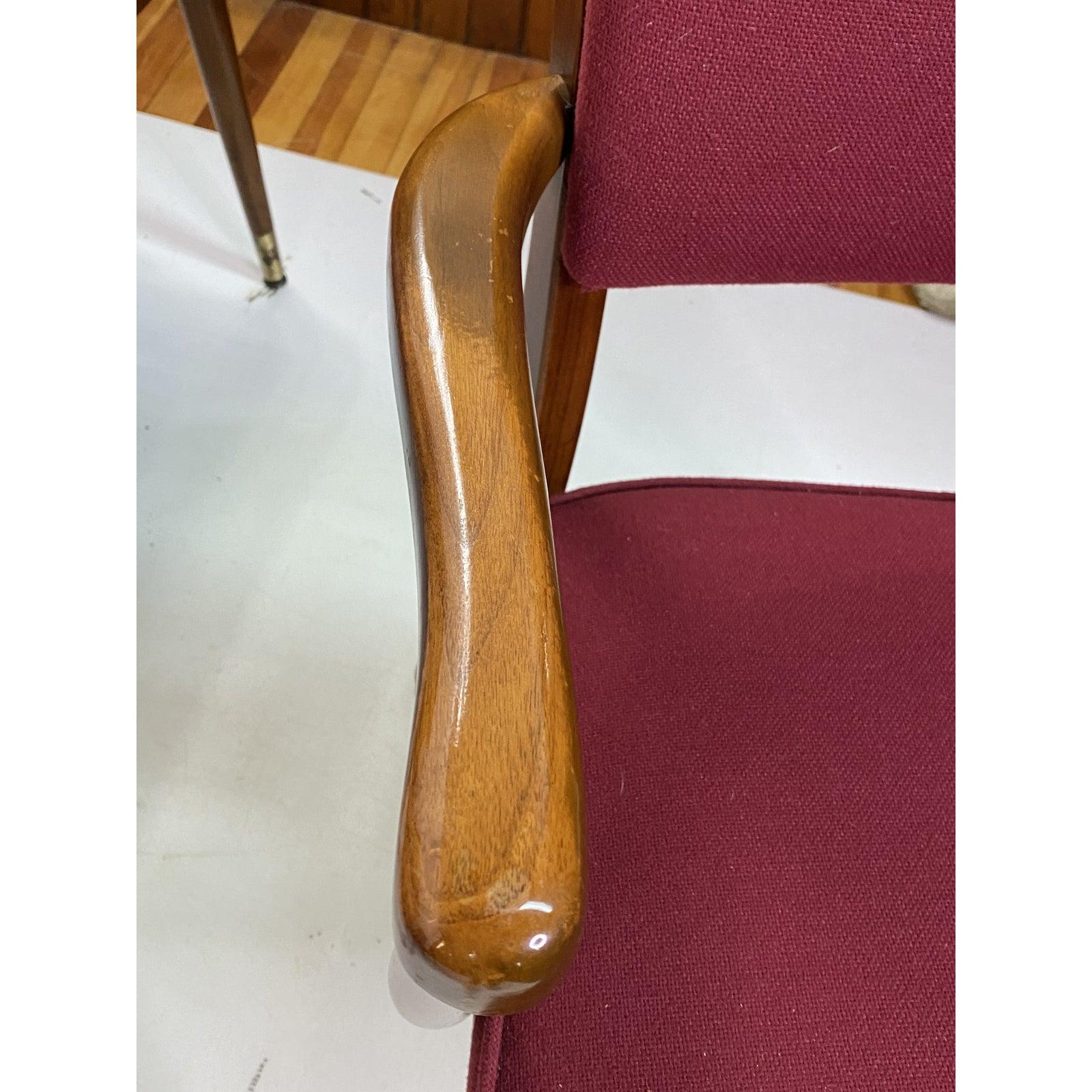 Mid-Century Modern Jasper Chair Co Walnut Arm Chair’s, Set of 4 1