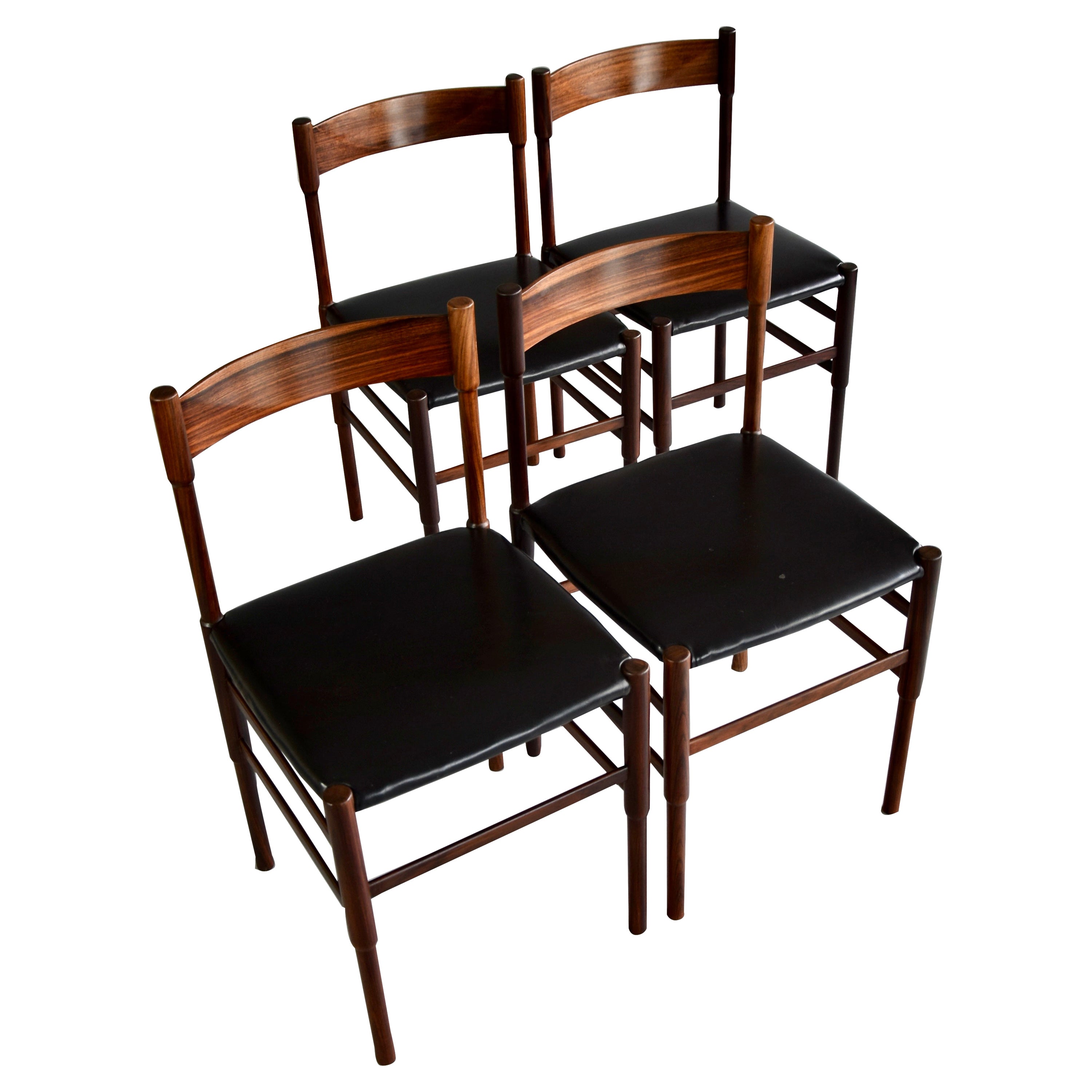 Moderne Jatoba-Esszimmerstühle aus der Jahrhundertmitte im Angebot