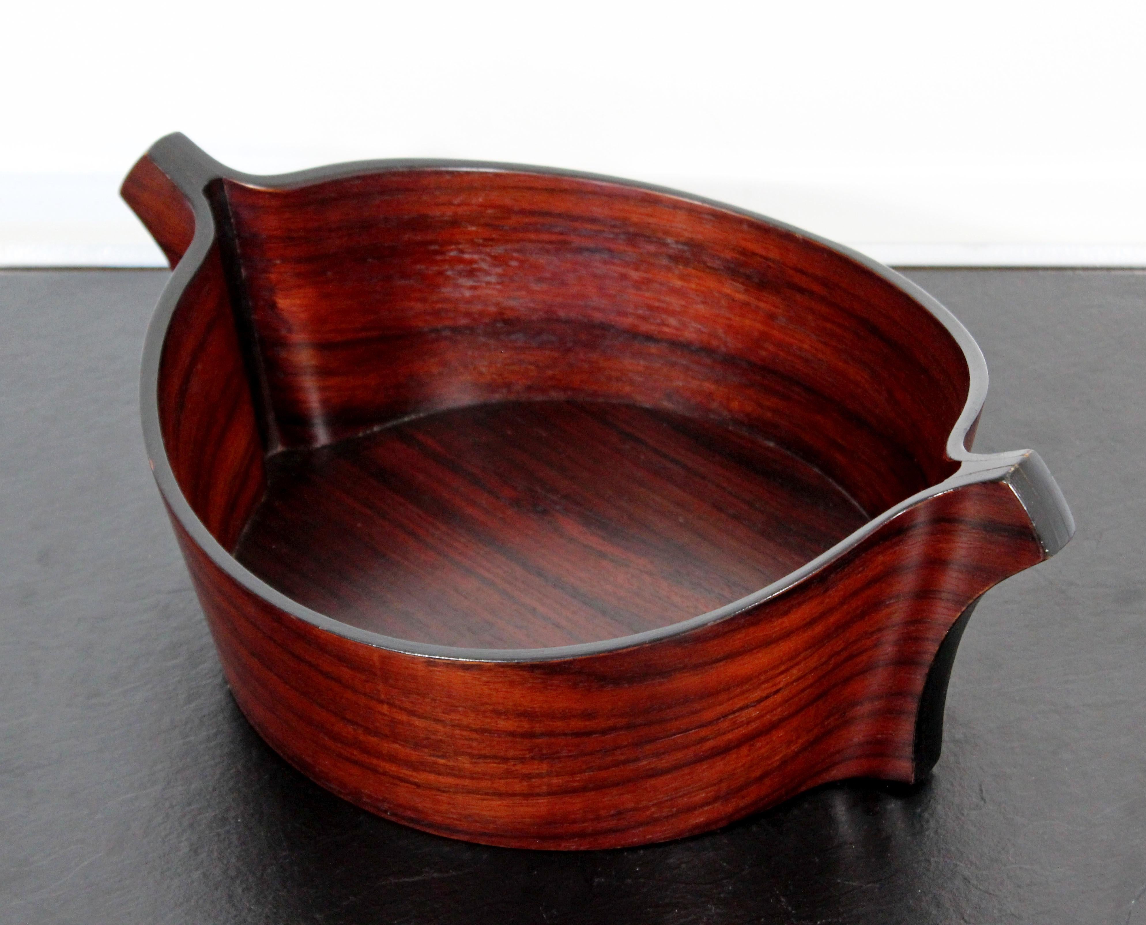 Mid-Century Modern Jens Quistgaard Dansk Rosewood Bowl Danish, 1960s 4