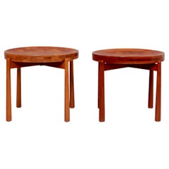 Mid-century modern Jens Quistgaard Teak Wood Side Table and Tray