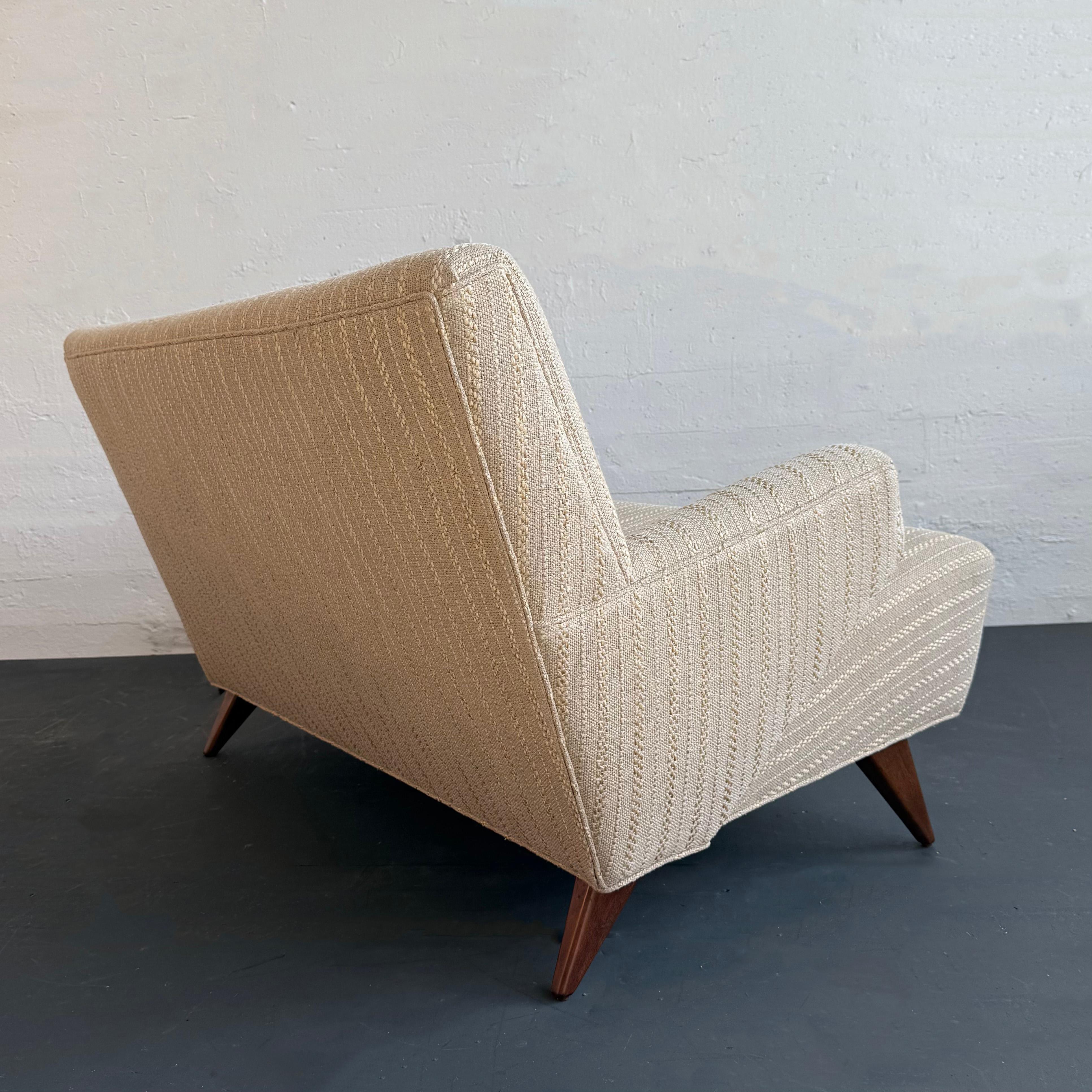 20th Century Mid-Century Modern Jens Risom Model 37 Loveseat Sofa For Knoll For Sale