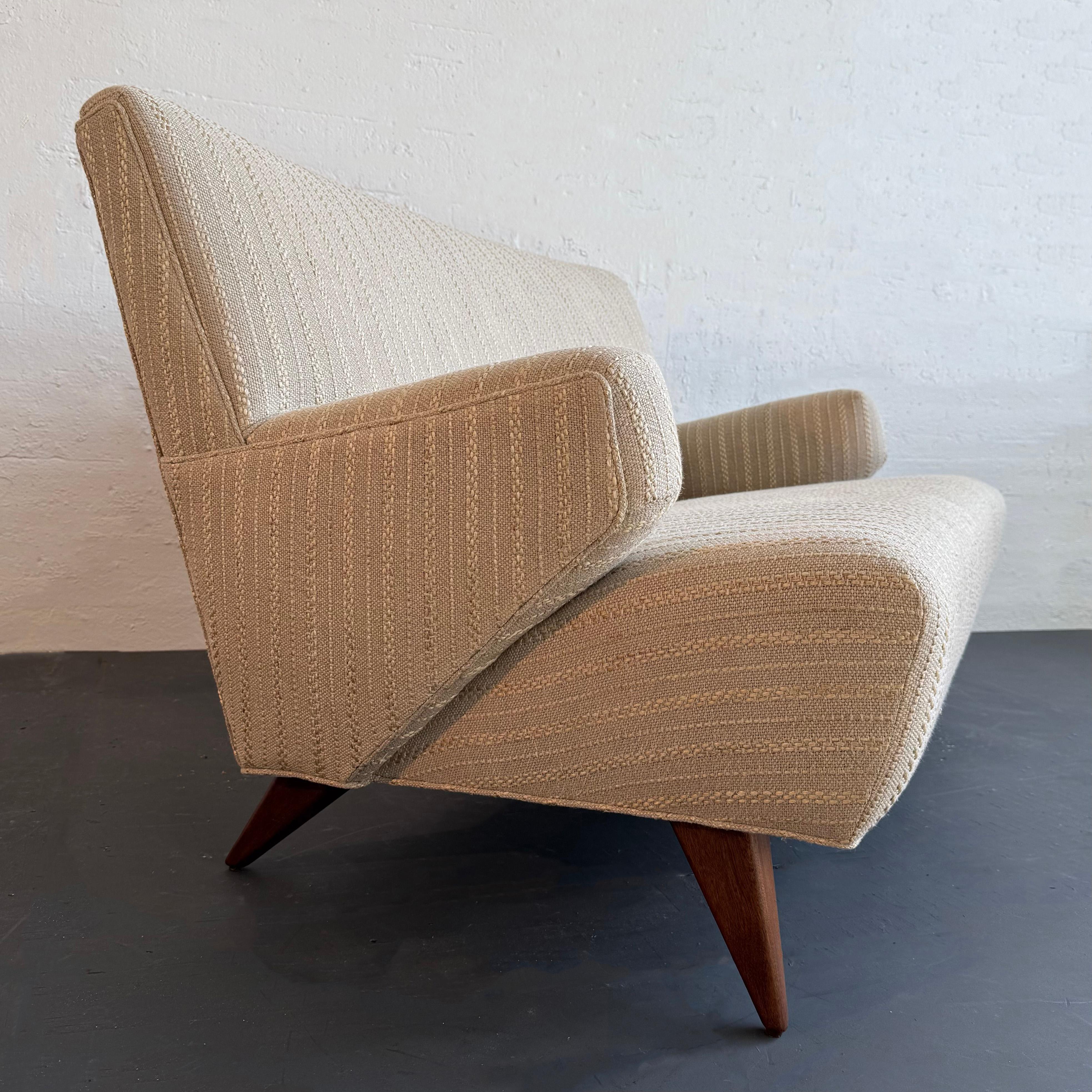 Mid-Century Modern Jens Risom Model 37 Loveseat Sofa For Knoll For Sale 1