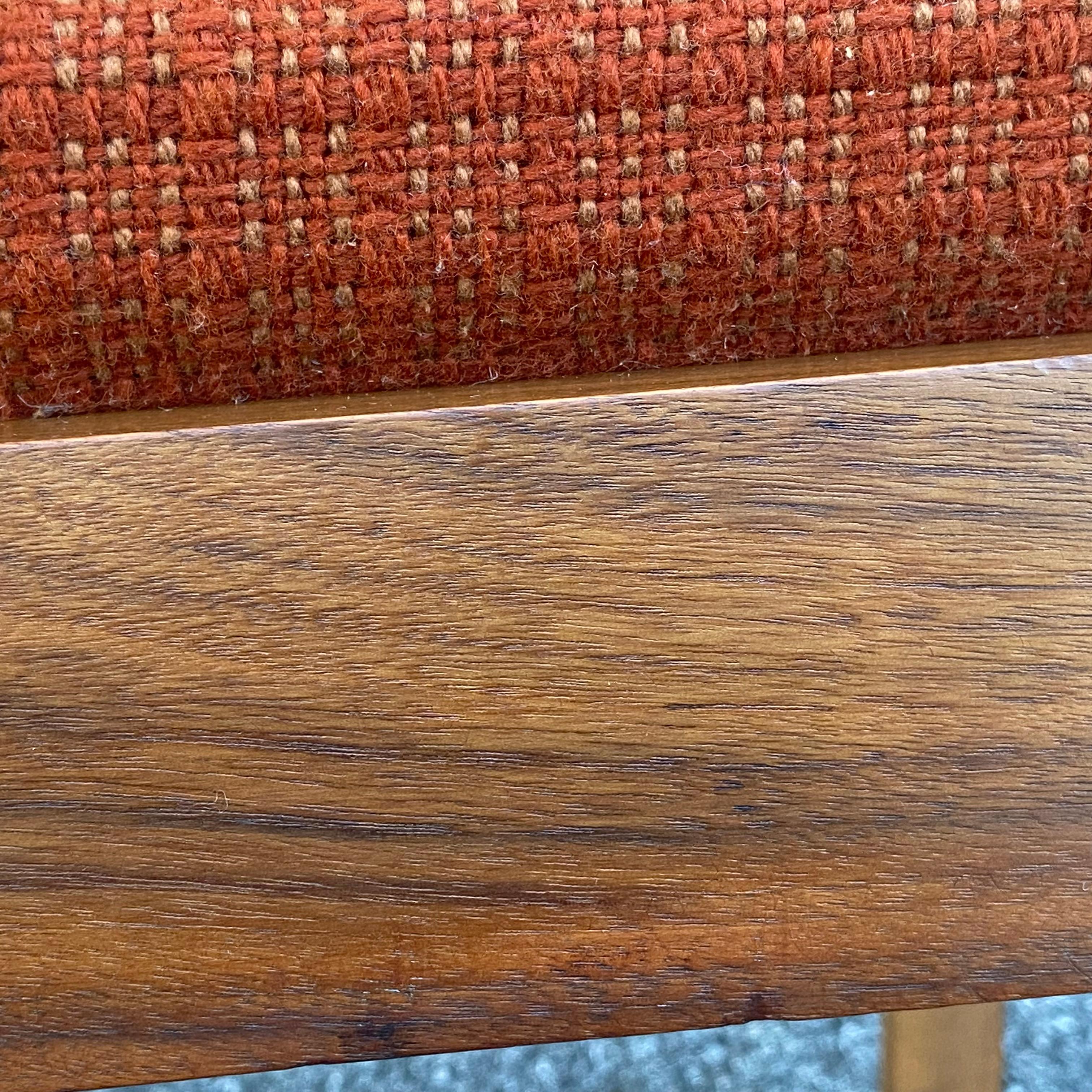 Mid-Century Modern Jens Risom Risom/Marble Corporation Walnut Armchair For Sale 11