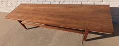 Mid Century Modern Jens Risom Walnut Coffee Table