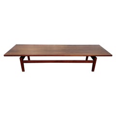Mid Century Modern Jens Risom Walnut Coffee Table