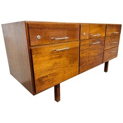 Mid-Century Modern Jens Risom Walnut Executive Sideboard