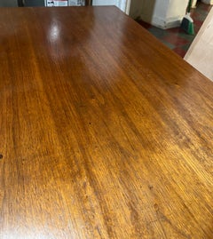 Mid-Century Modern Jens Risom Walnut & Silver Chest of Drawers, Writing Desk