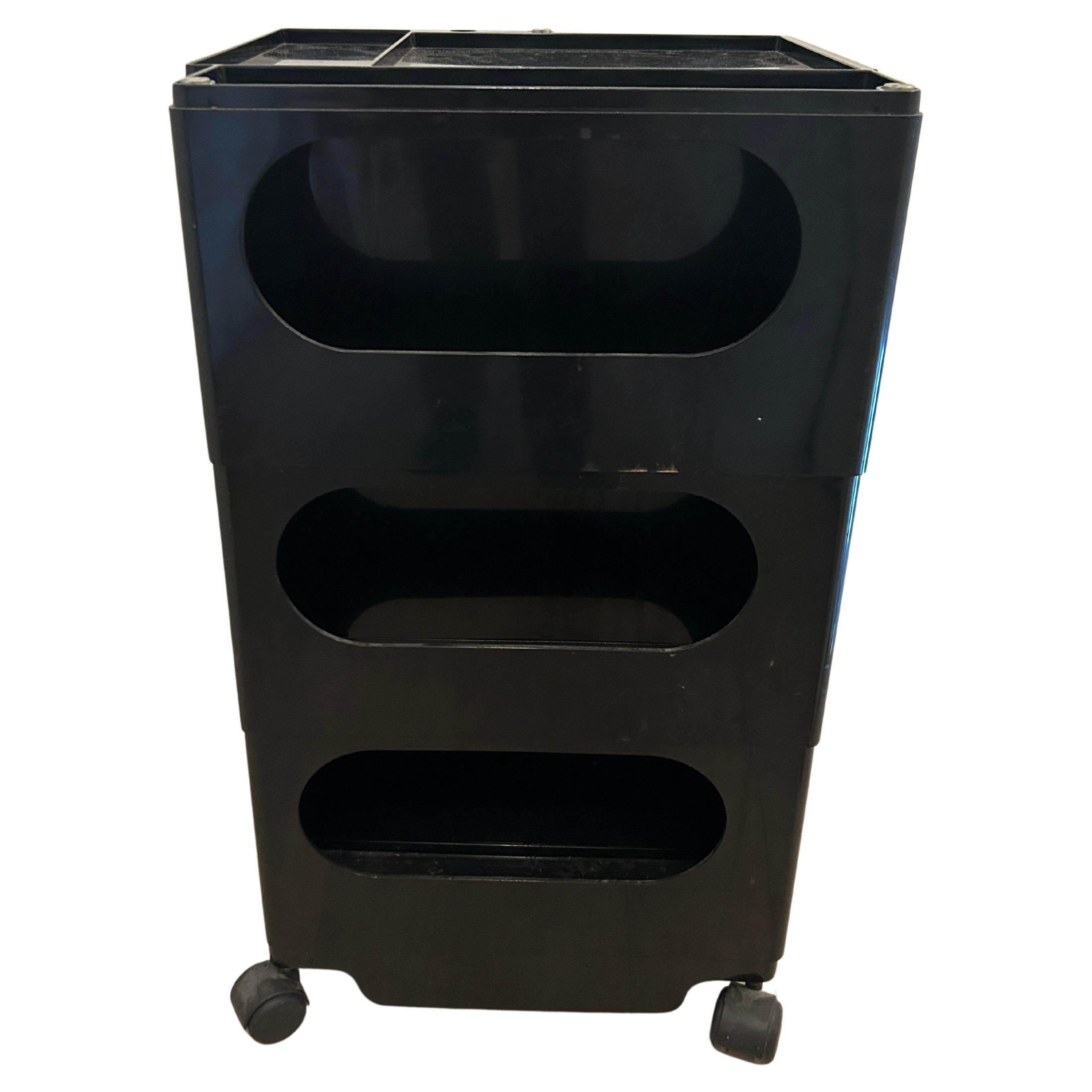 Mid-Century Modern Mid Century Modern Joe Colombo Iconic Boby Trolley Cart 1970 Bieffeplast Italy en vente