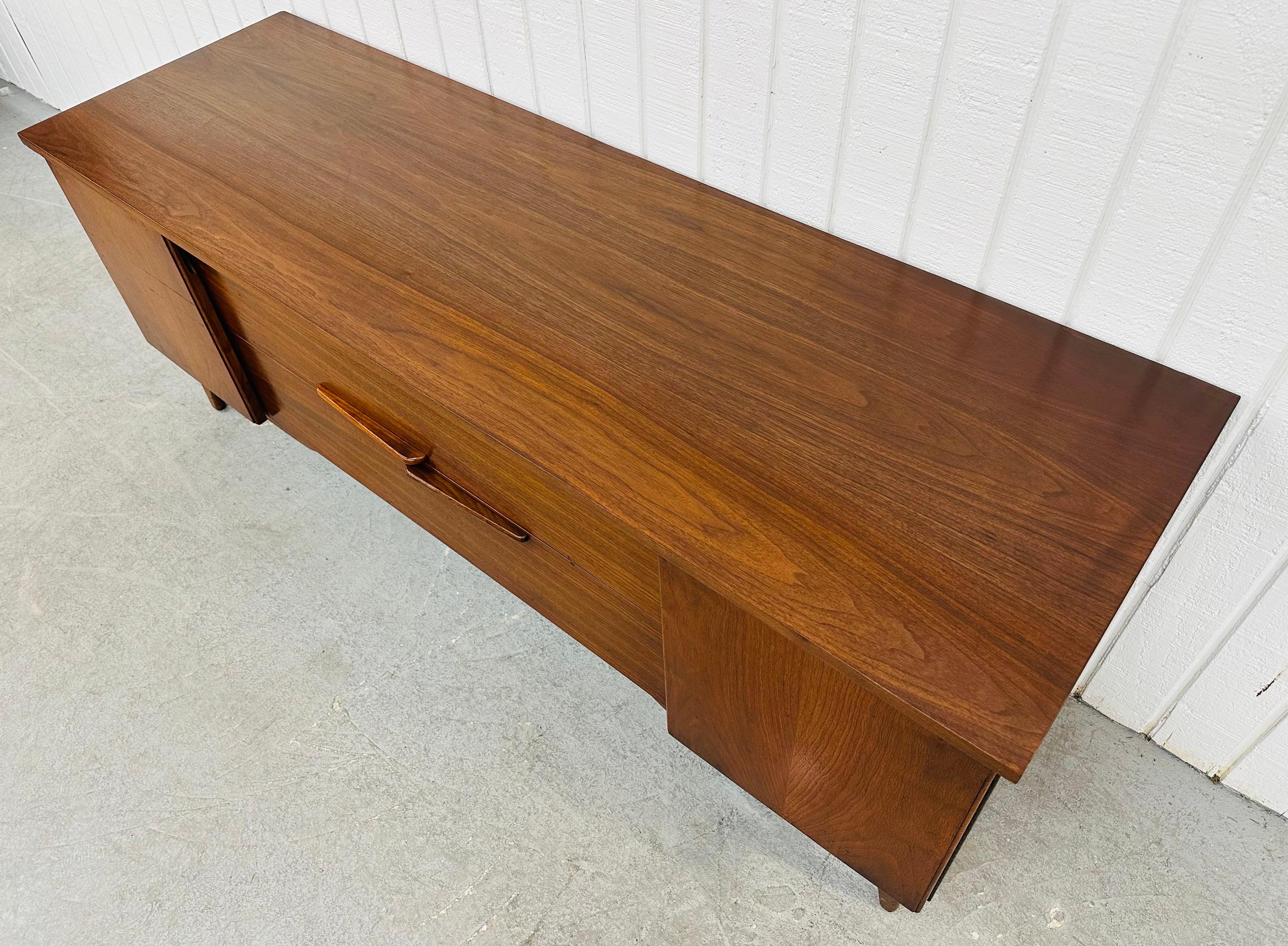Wood Mid-Century Modern John Cameron Walnut Sideboard