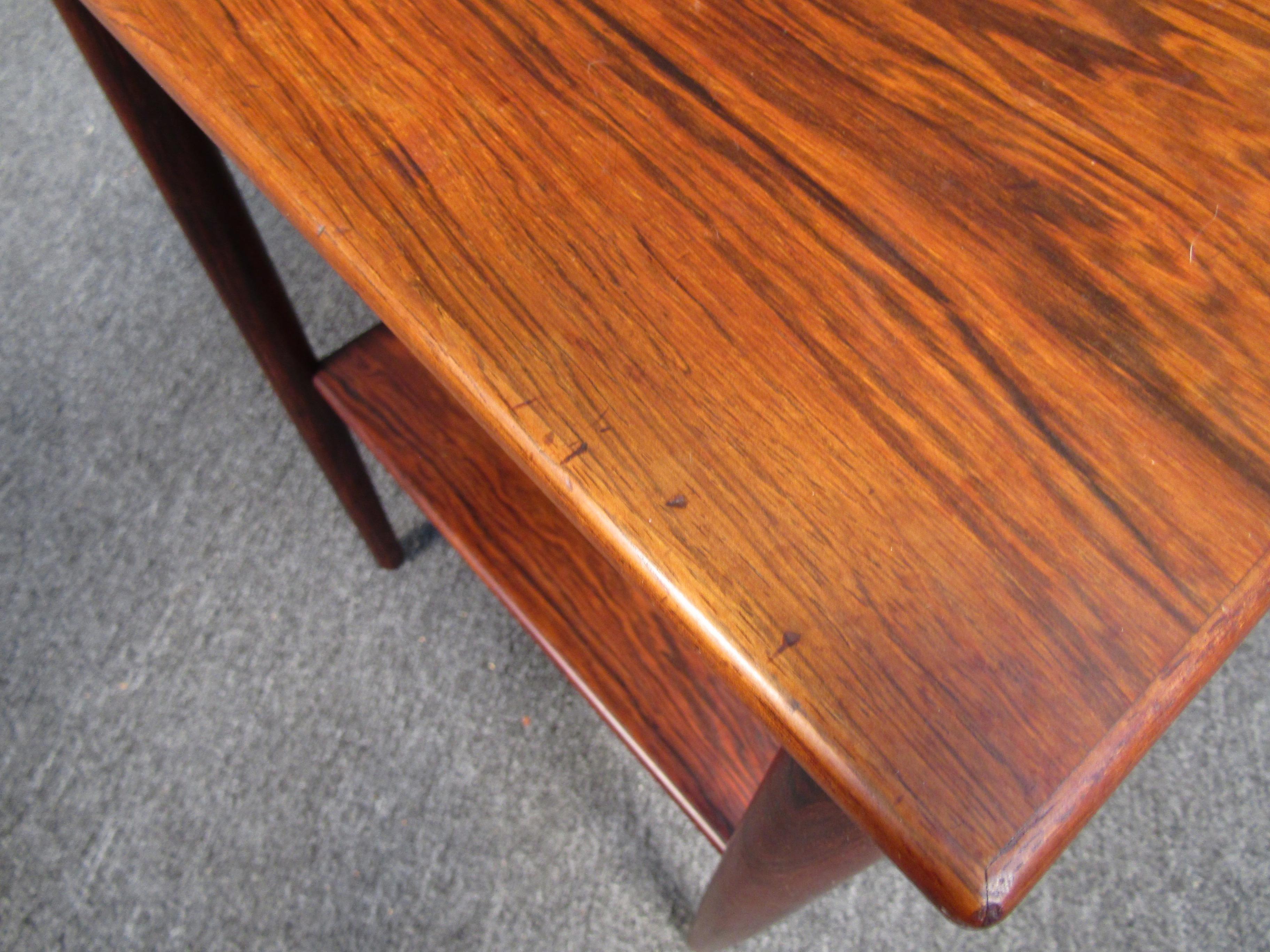 Mid-Century Modern John Stuart Rosewood End Table For Sale 4