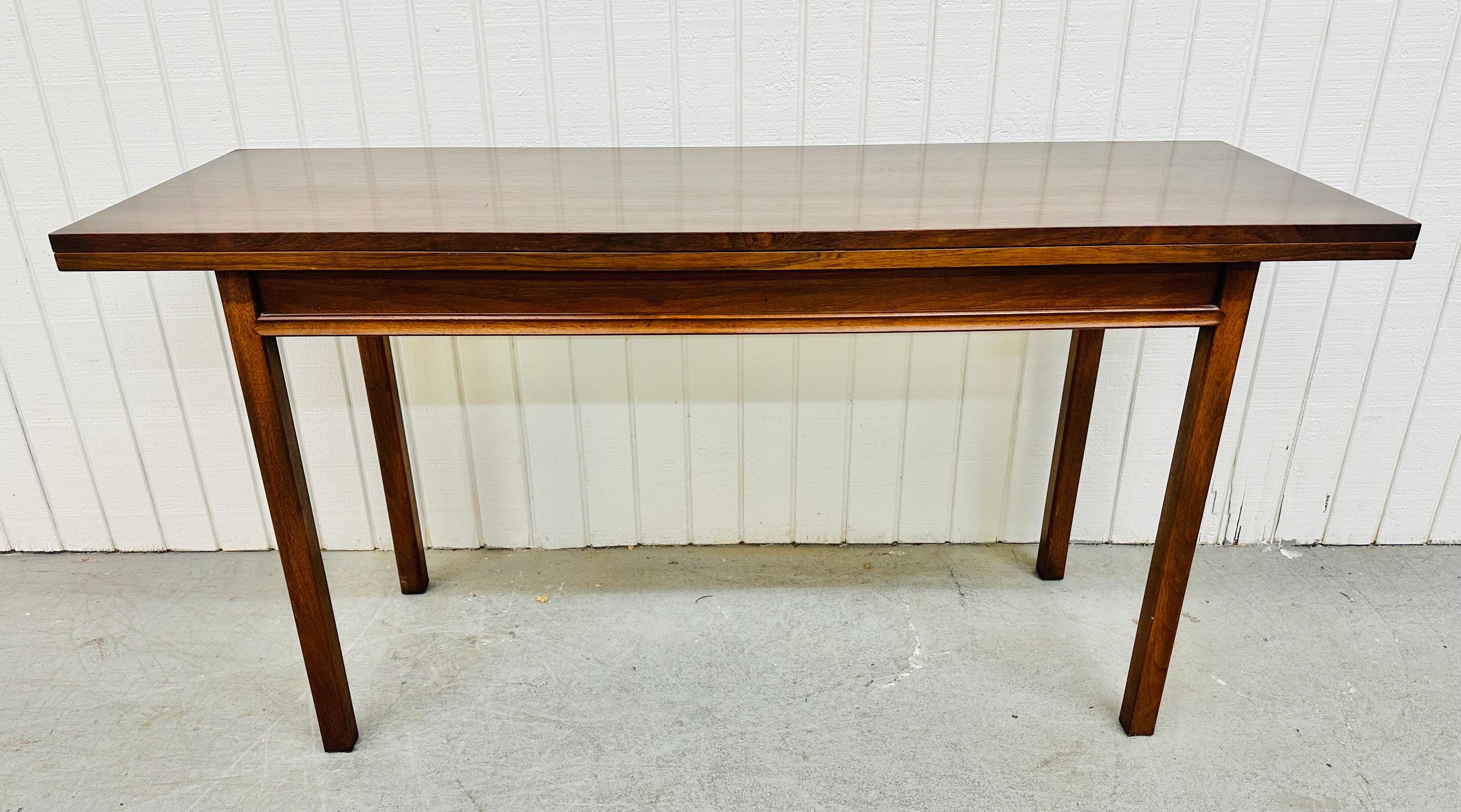 American Mid-Century Modern John Stuart Rosewood Game Table