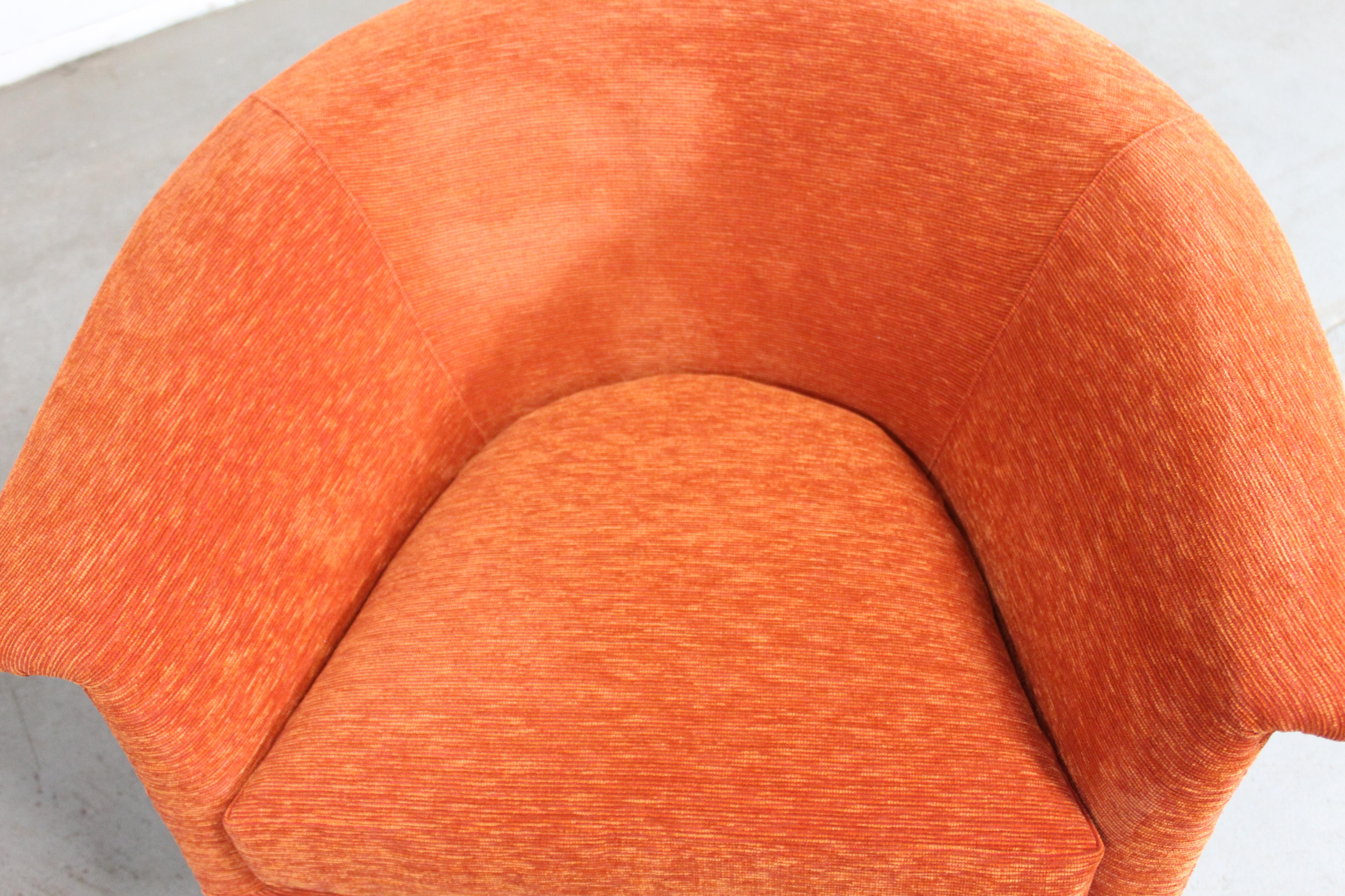 Paar Mid-Century Modern Craft Associates Chrome Barrel Back Club Chairs im Angebot 2