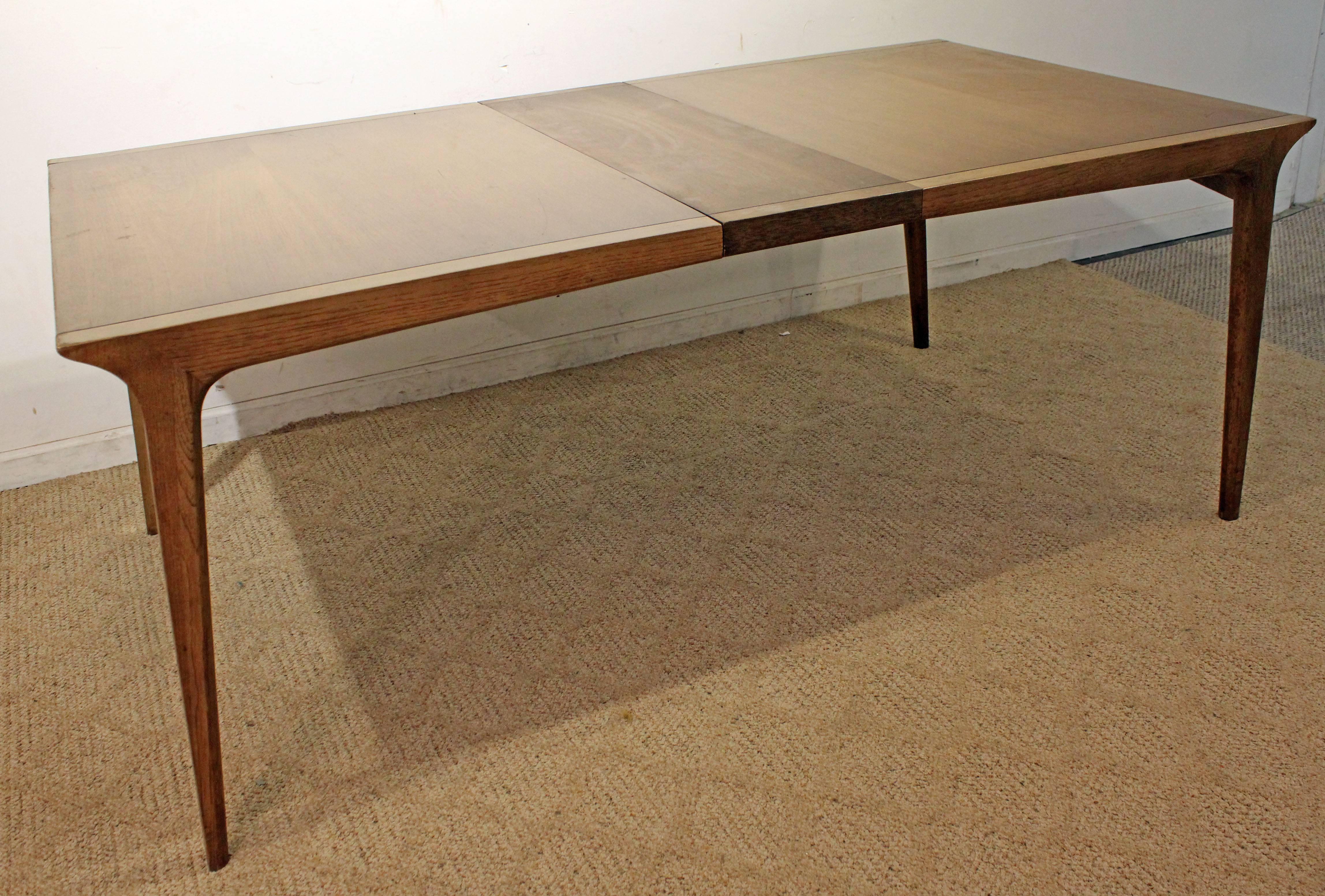 drexel mid century dining table