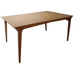 Table de salle à manger à rallonge moderne de style Mid-Century John Van Koert Drexel "Profile"