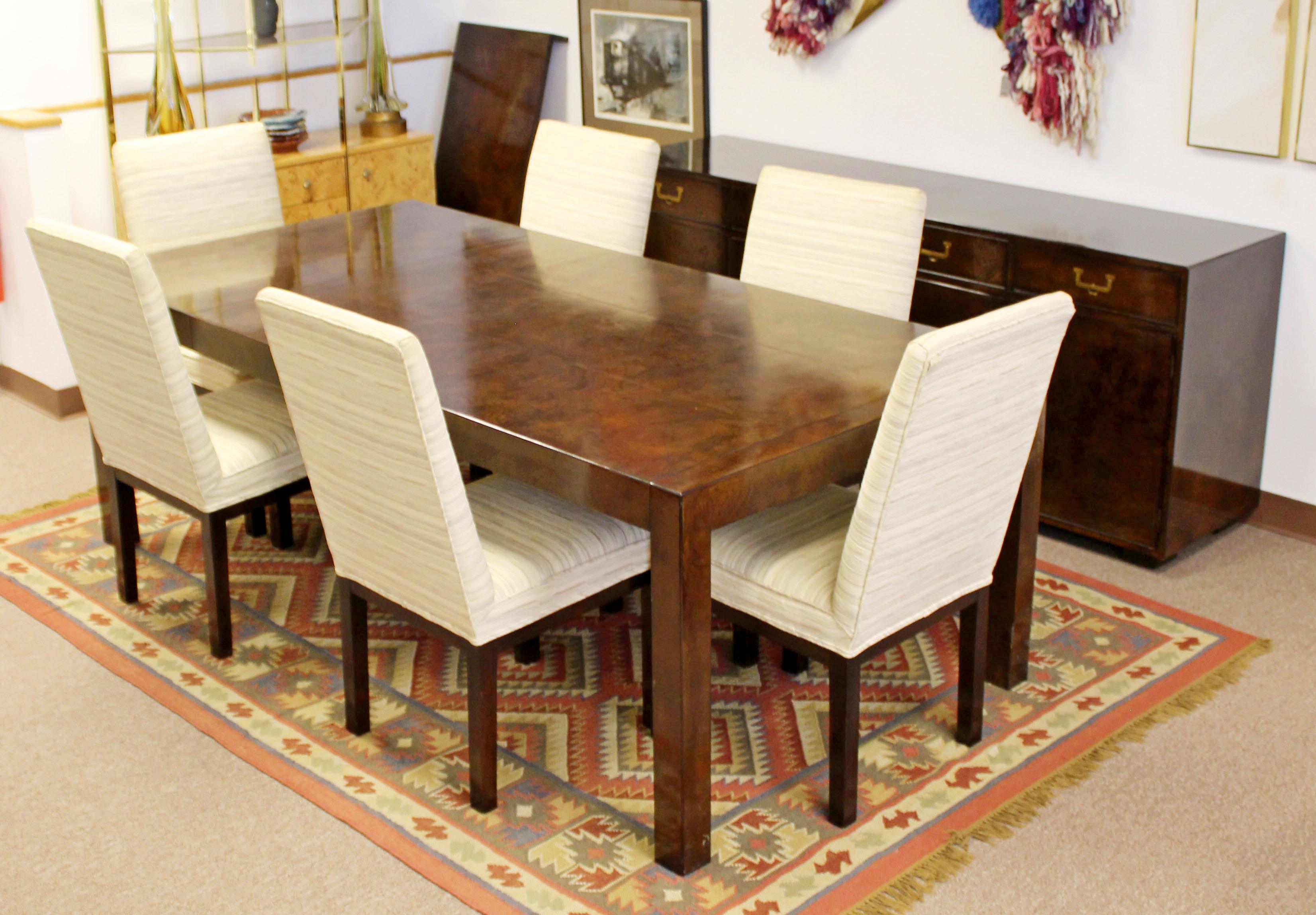 john widdicomb dining table and chairs