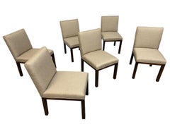 Mid-Century Modern John Widdicomb Upholstered Dining Chairs - Set of 6