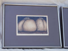 Mid Century Modern Joseph Demarais Artist Proof Etching and Limited Edition Set