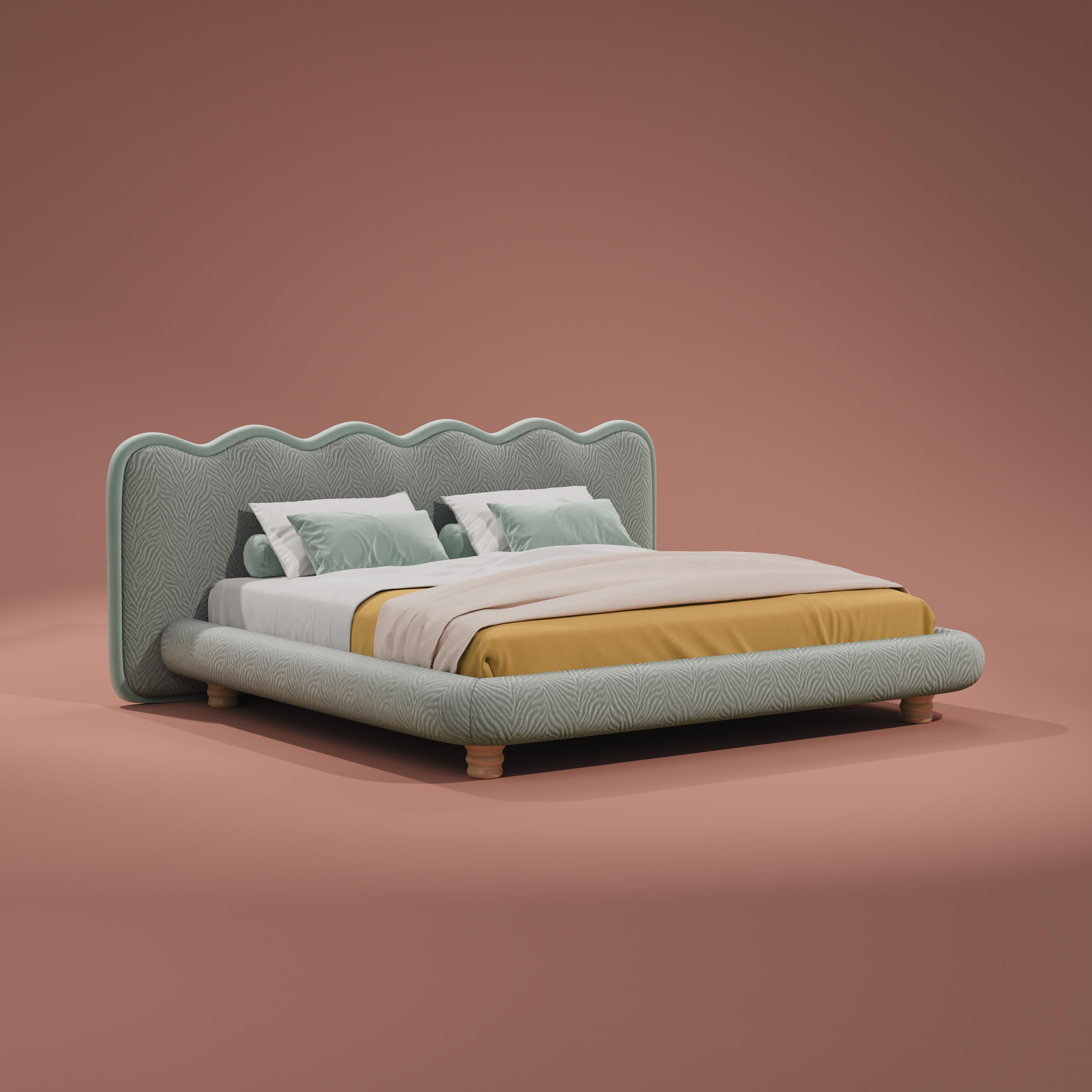 Mid-century Modern Judy Bed Designers Guild Handmade in Portugal by Ottiu For Sale 4