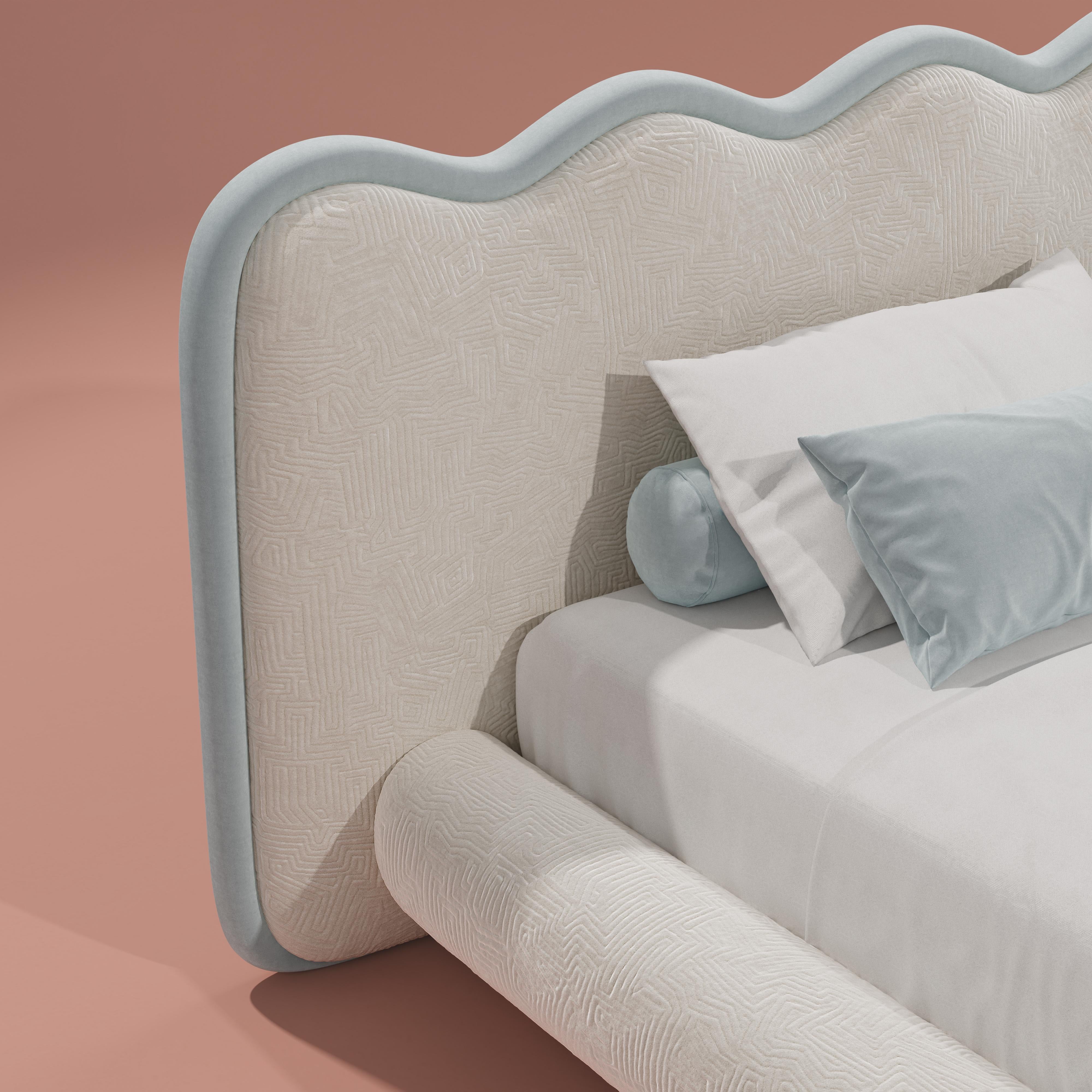 Mid-century Modern Judy Bed Designers Guild Handmade in Portugal by Ottiu For Sale 1