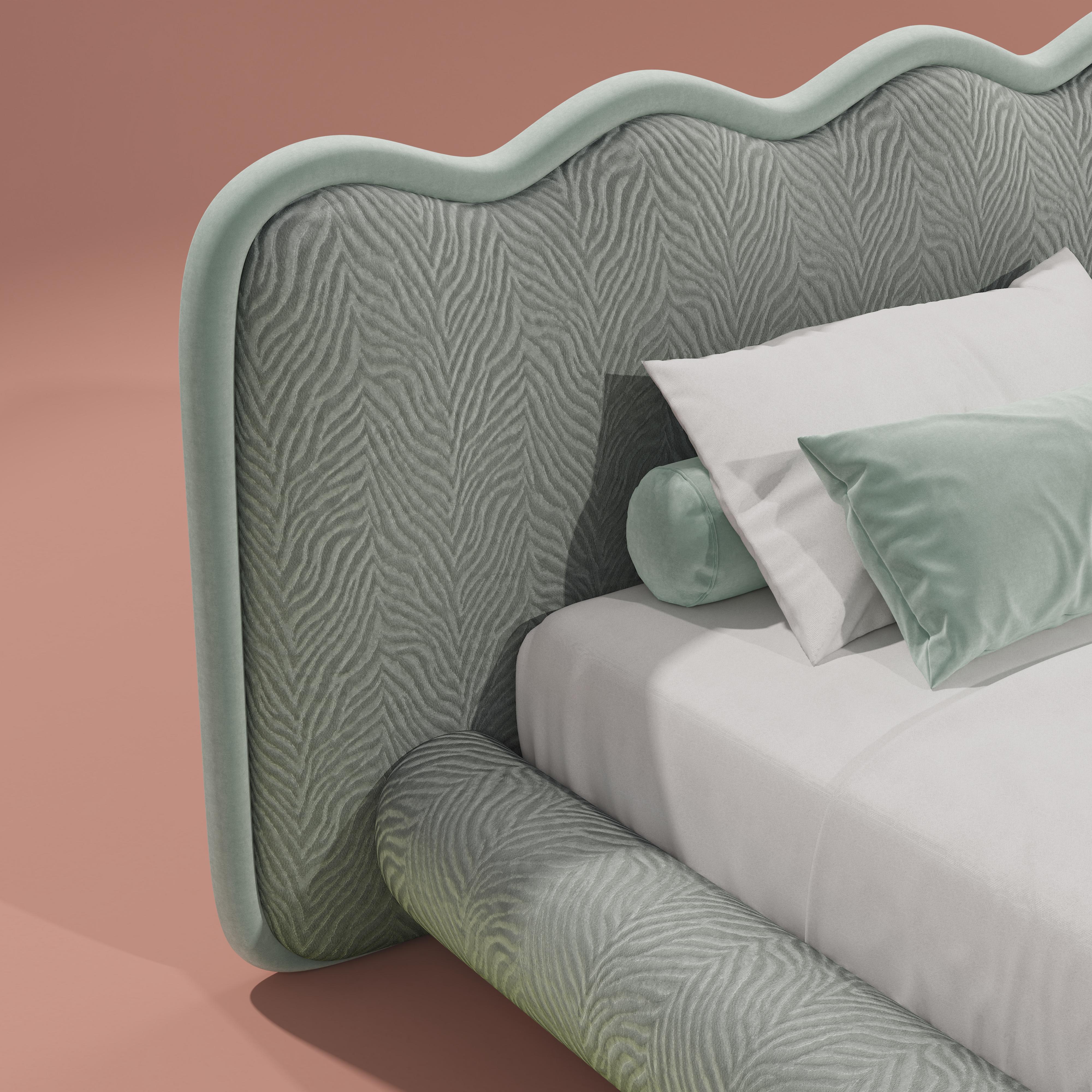 Mid-century Modern Judy Bed Designers Guild Handmade in Portugal by Ottiu For Sale 2