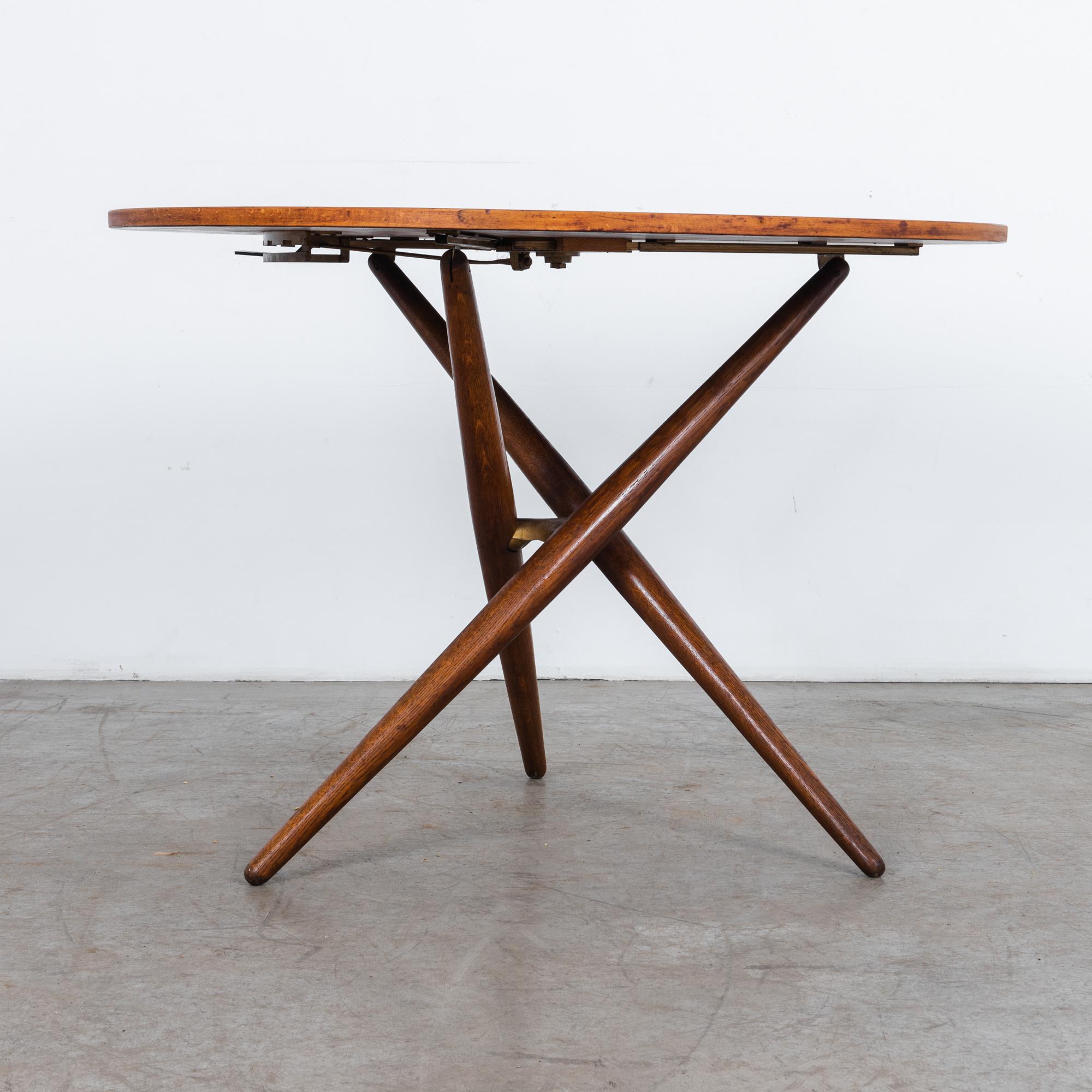 Mid-20th Century Mid-Century Modern Jurg Bally Adjustable Wooden Table