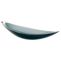 Mid Century Modern Kaj Franck, Artglass Object, "Lancet" Blue, Handblown, 1956