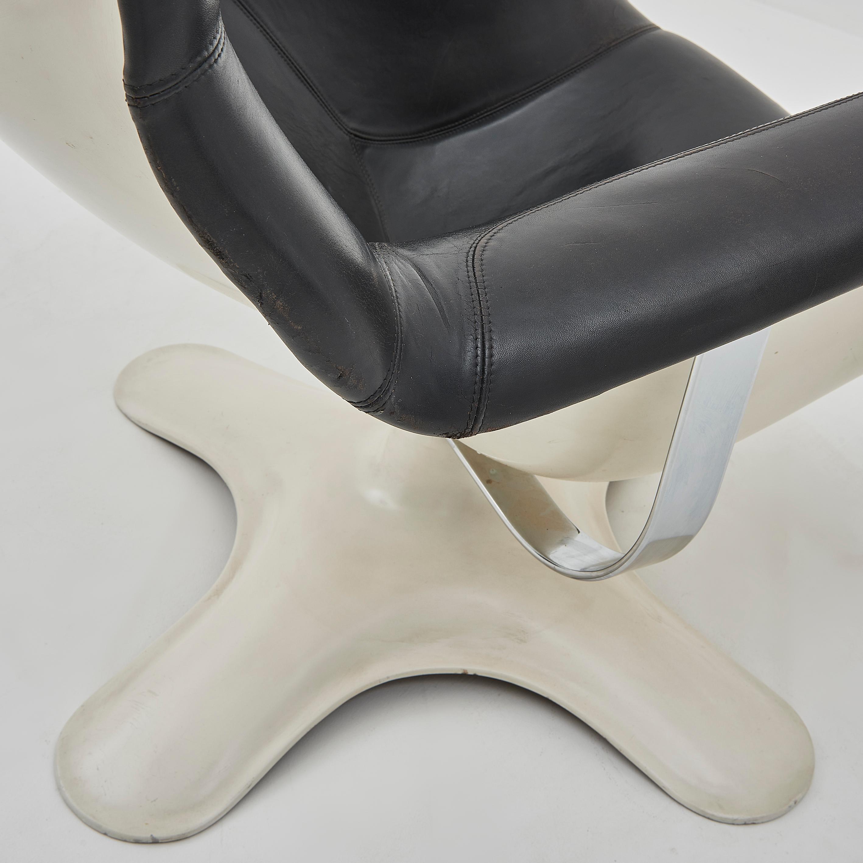 Leather Mid Century Modern 