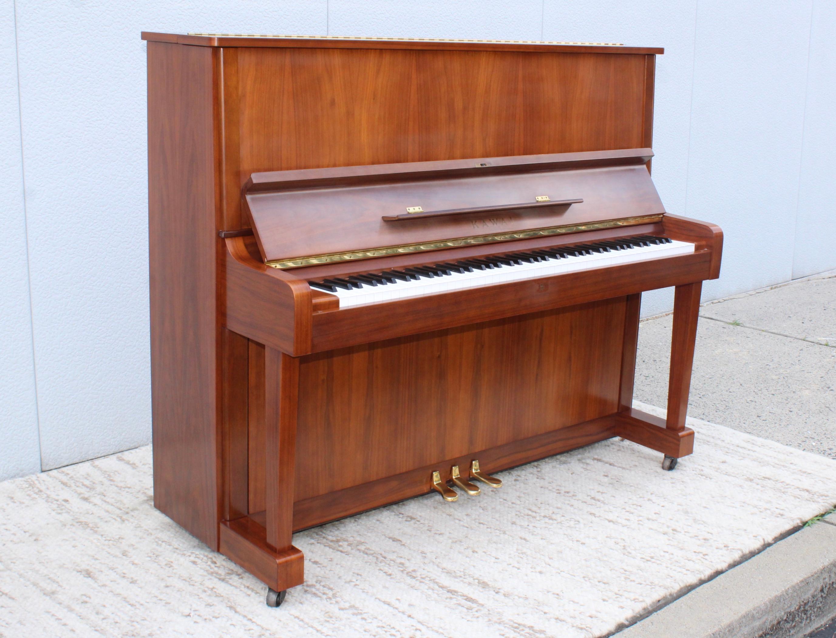 Mid-20th Century Mid-Century Modern Kawai Upright Piano