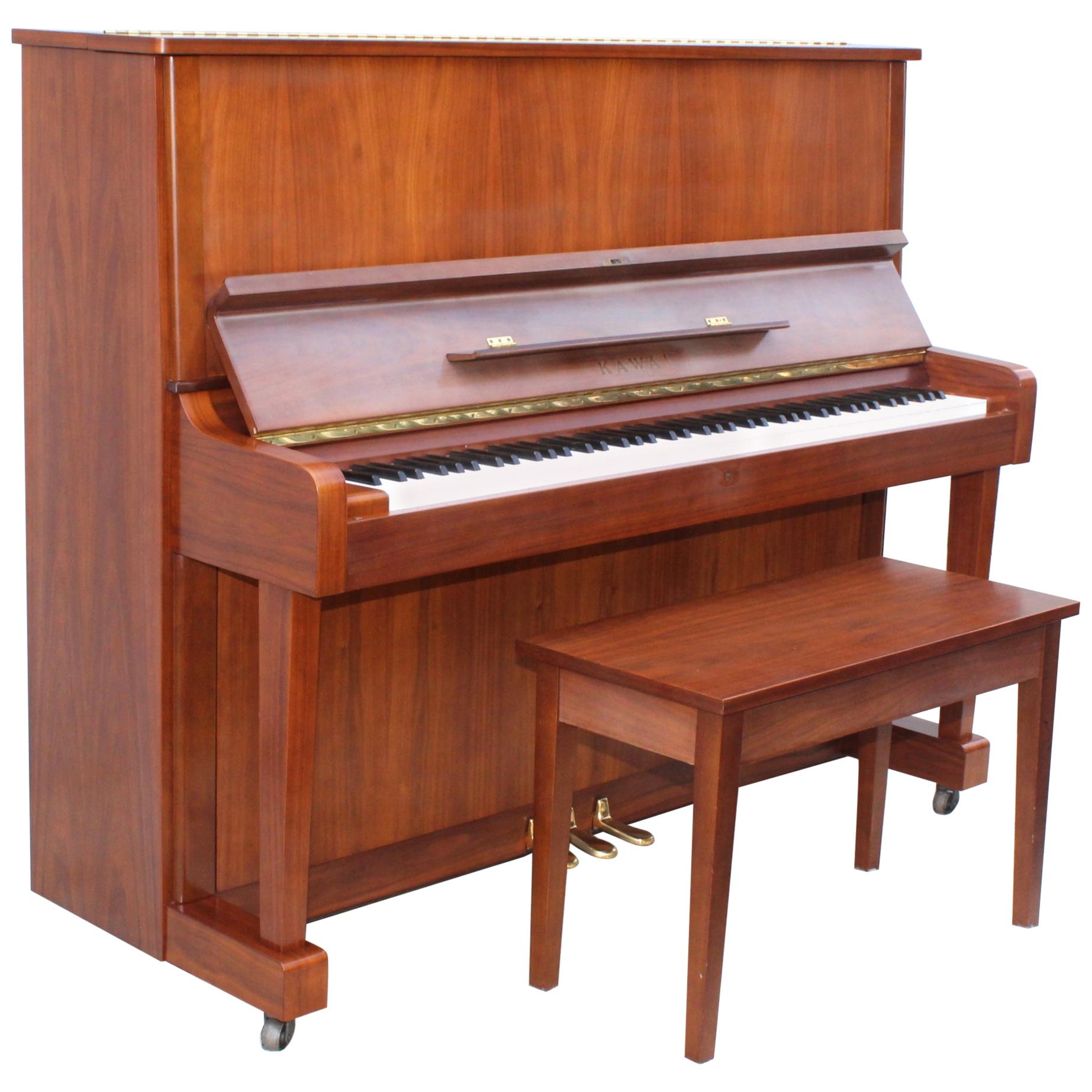 Mid-Century Modern Kawai Upright Piano