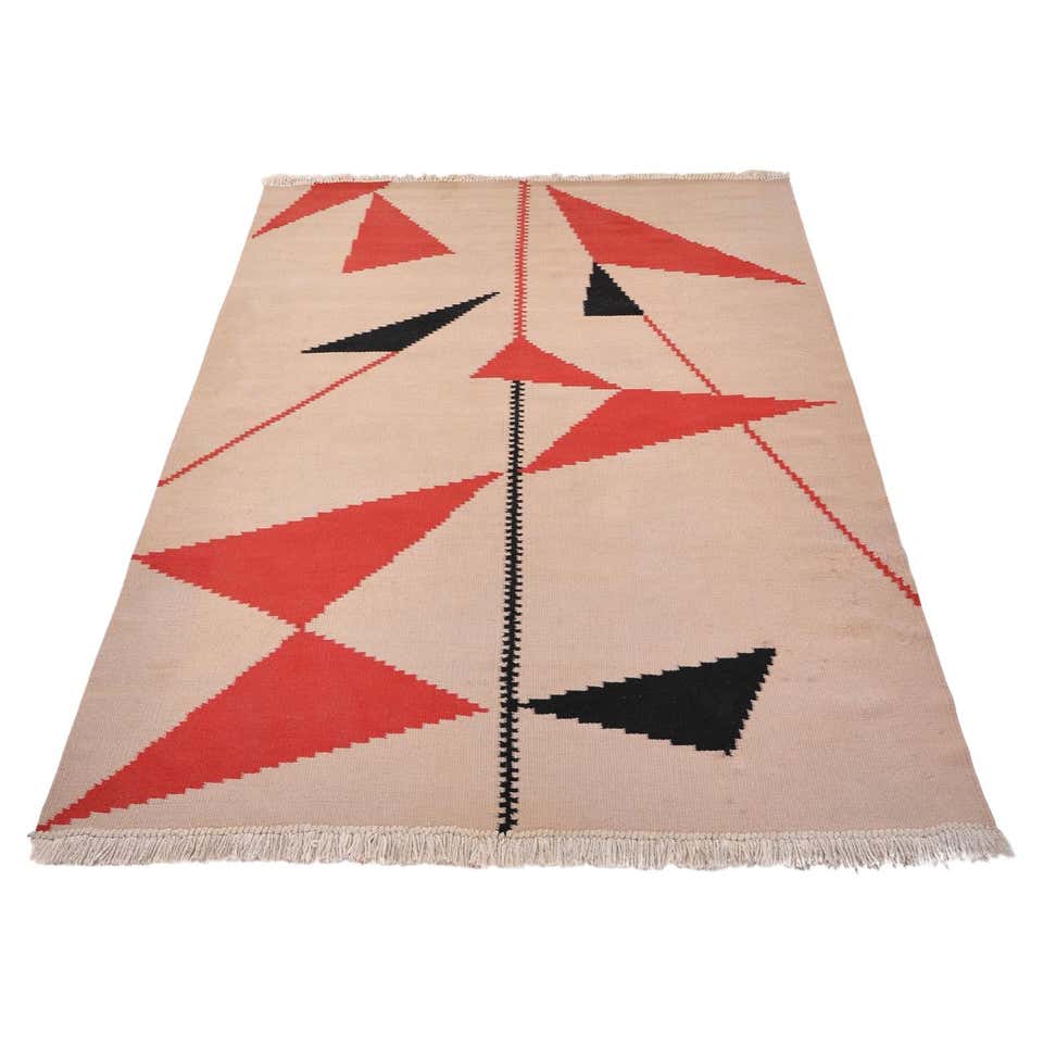 Antique Kilim Rug, All Over Traditional Geometric Kelim, Hand Woven ...