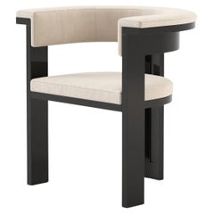 Mid-Century Modern Kensington Chair Made with Lacquer and Suede by Stylish Club