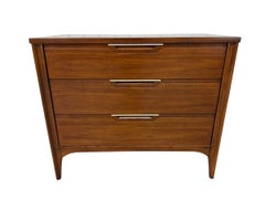 Mid-Century Modern Kent Coffey "Impact" Walnut Bachelor Chest