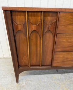 Mid-Century Modern Kent Coffey Perspecta 12-Drawer Walnut Dresser