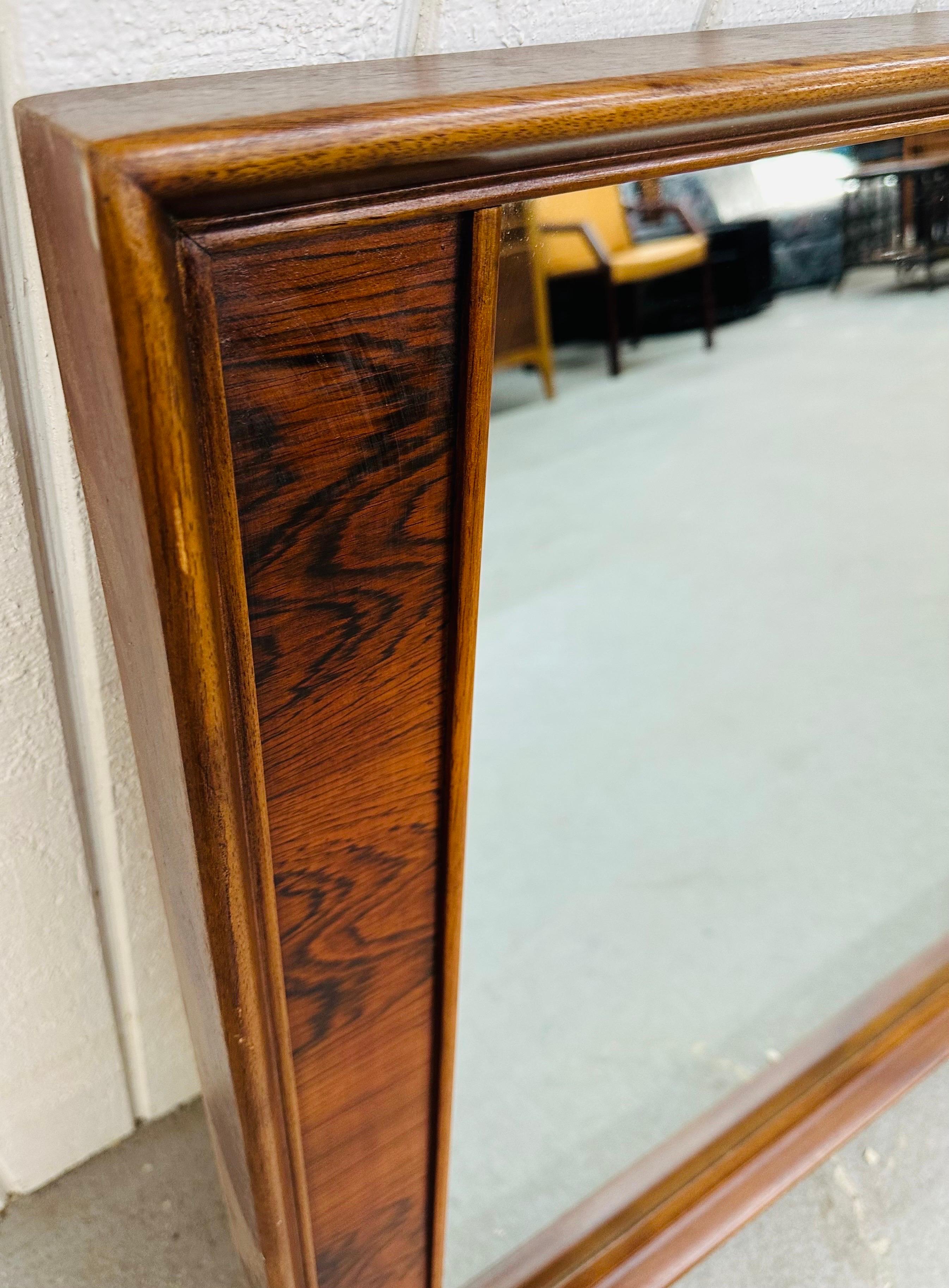 Mid-Century Modern Kent Coffey Perspecta Large Wall Mirror In Good Condition For Sale In Clarksboro, NJ