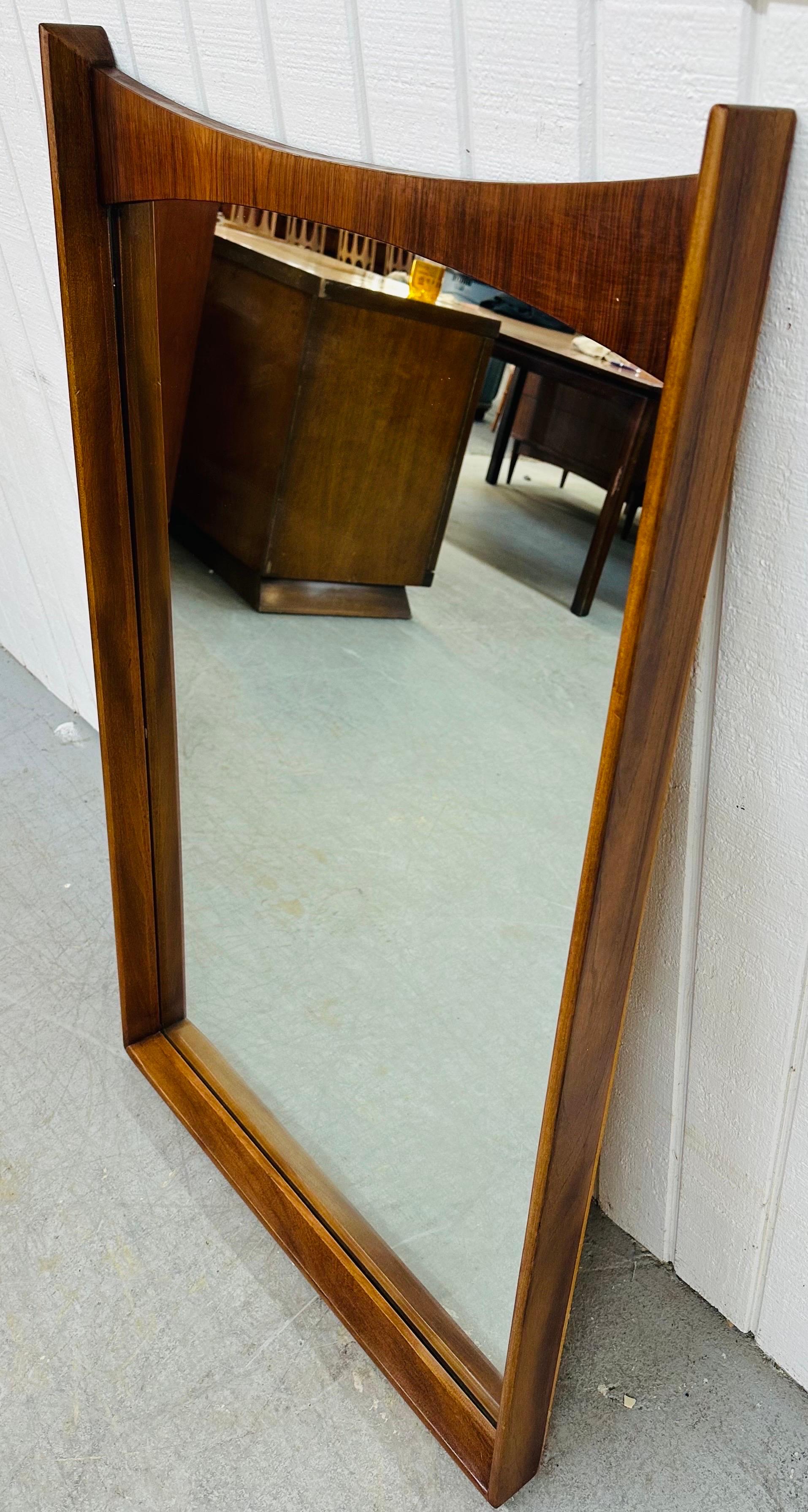 American Mid-Century Modern Kent Coffey Perspecta Wall Mirror For Sale