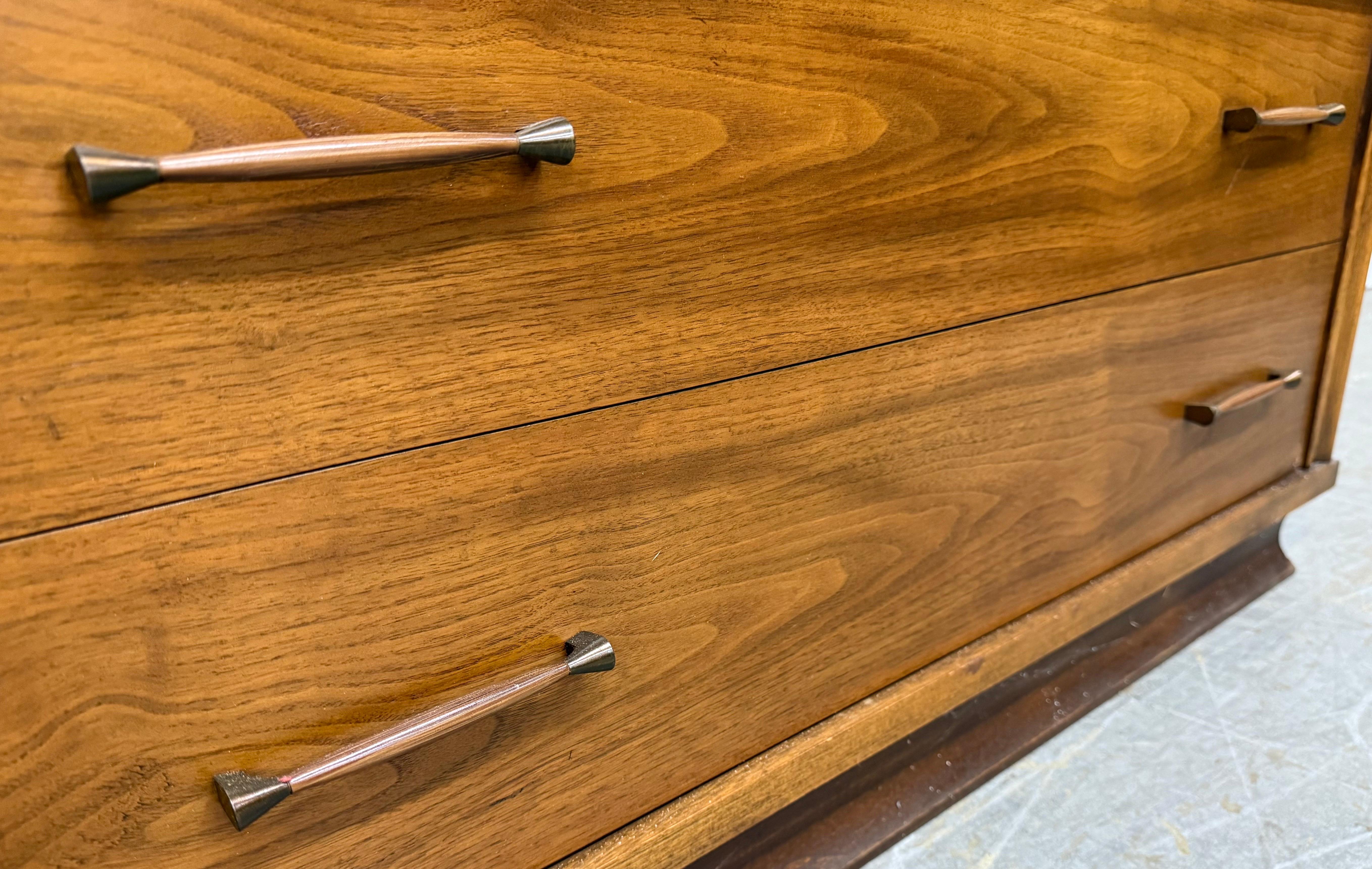 Mid-Century Modern Kent Coffey Perspecta Walnut Armoire For Sale 2
