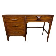 Mid-Century Modern Kent Coffey Perspecta Walnut Desk