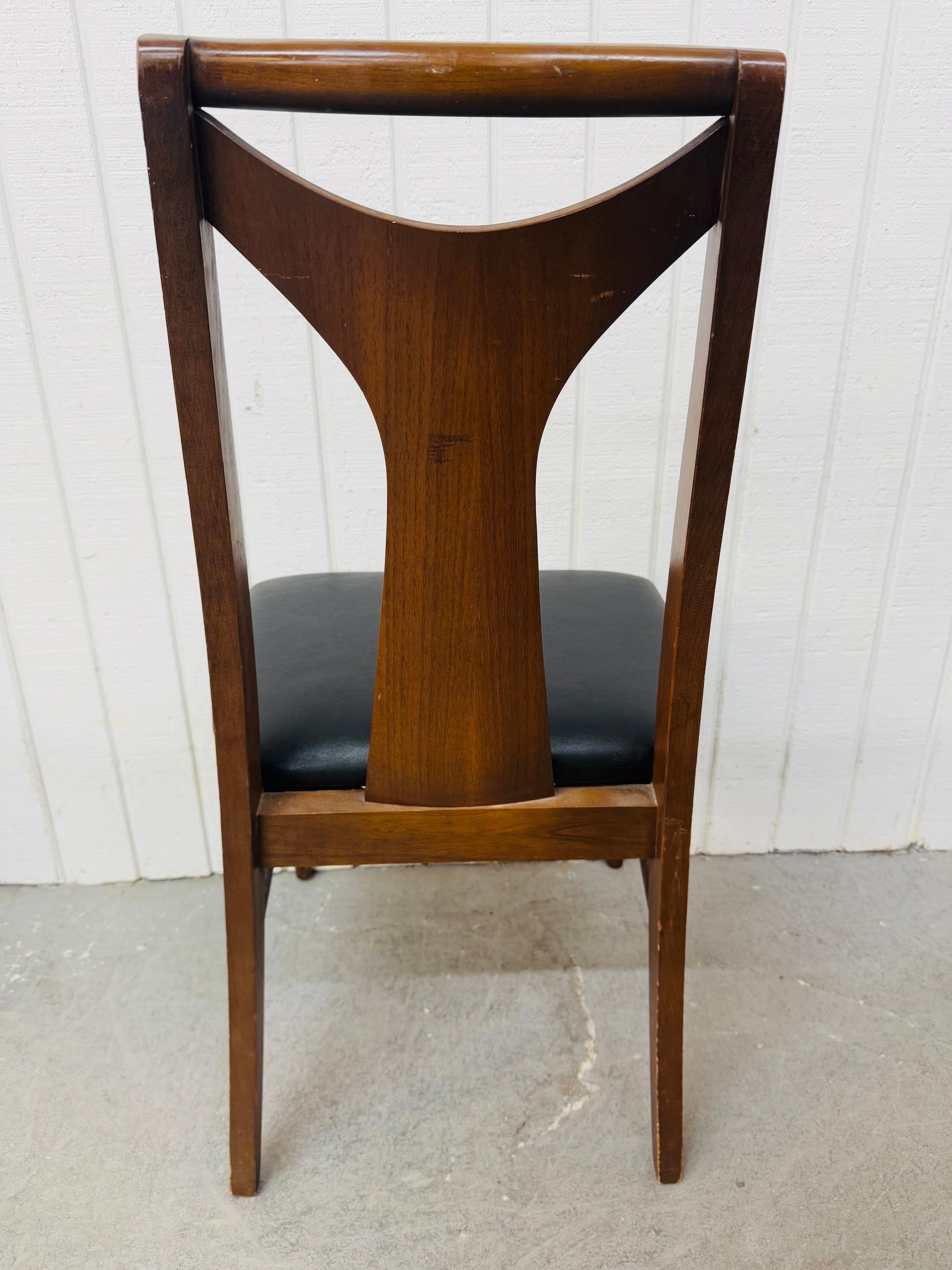 Sedie da pranzo in legno di noce Kent Coffey Perspecta - Set di 10 in vendita 2