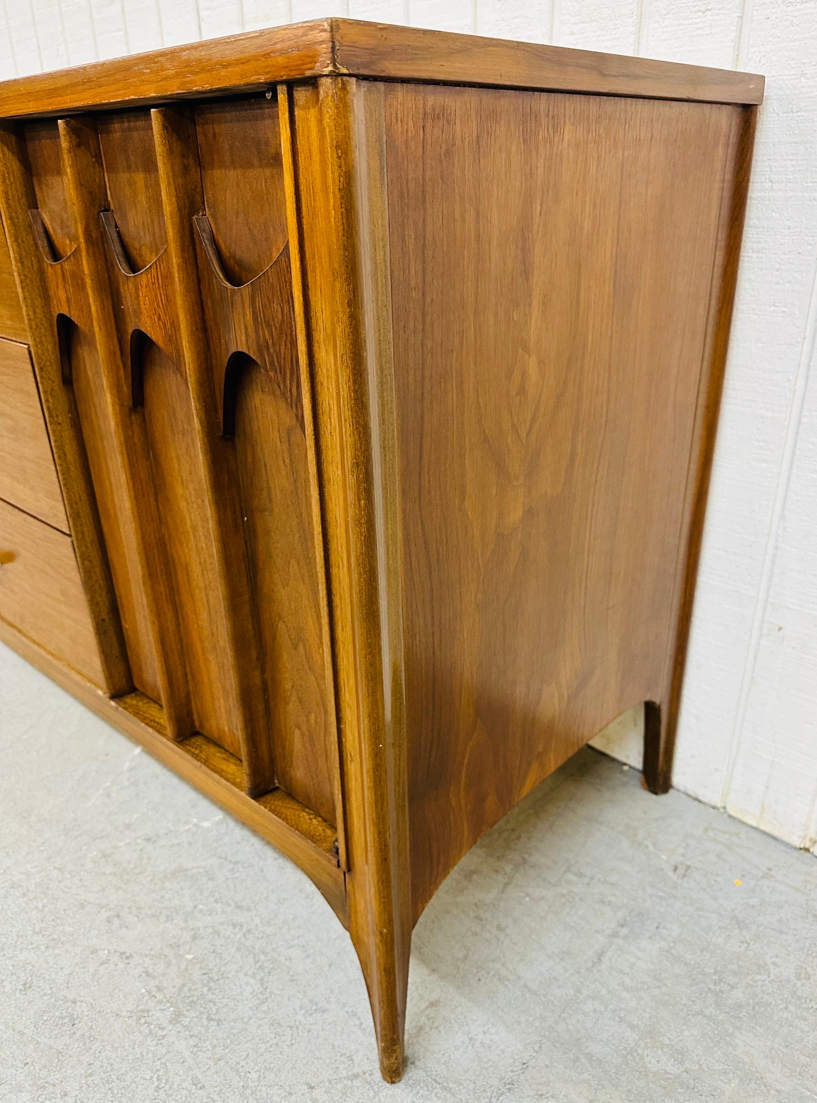 Mid-Century Modern Kent Coffey Perspecta Walnut Dresser 1