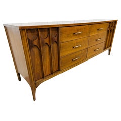 Mid-Century Modern Kent Coffey Perspecta Walnut Dresser