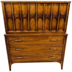 Mid-Century Modern Kent Coffey Perspecta Walnut Gentlemen’s Chest