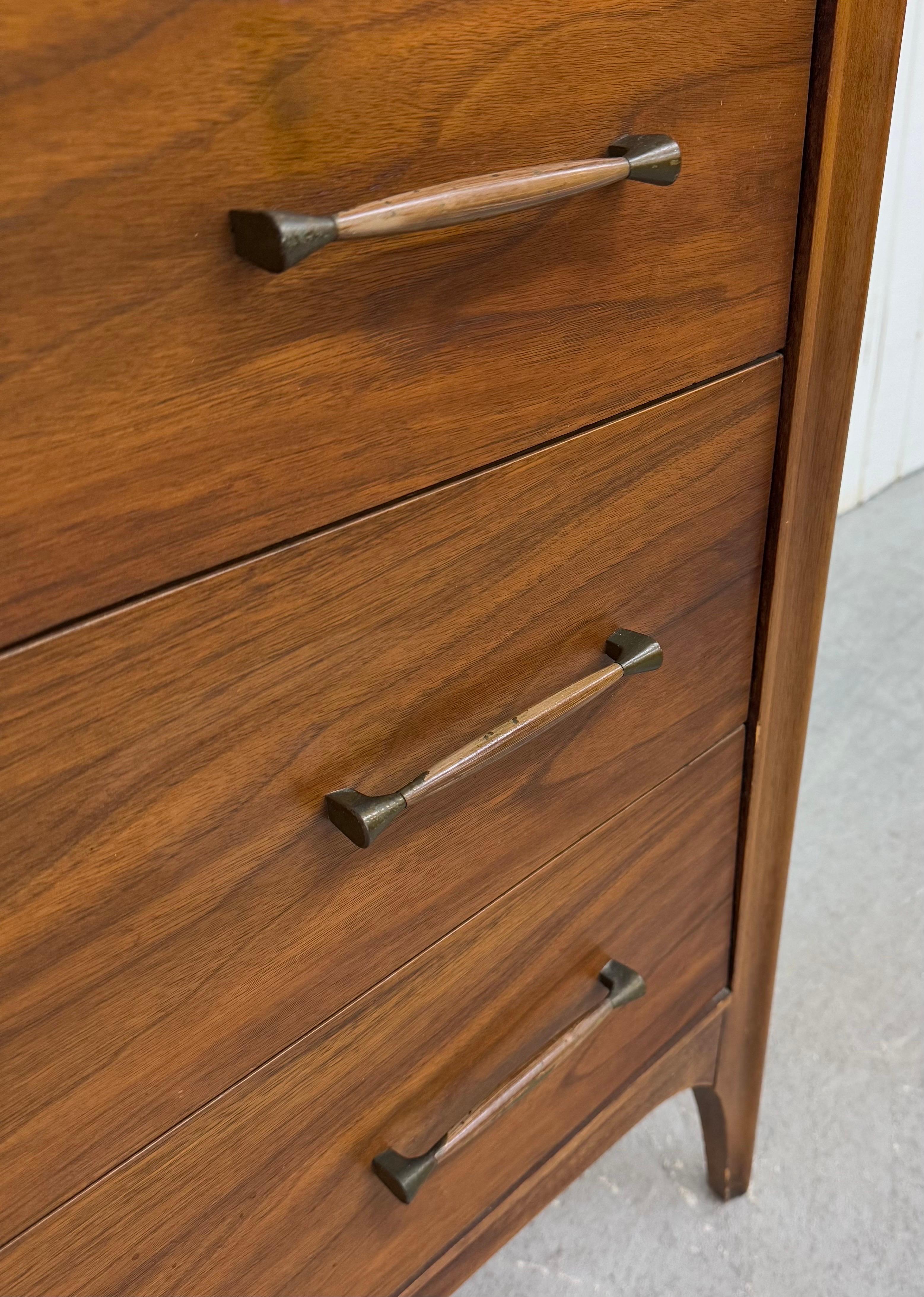 Mid-Century Modern Kent Coffey Perspecta Walnut High Chest 5