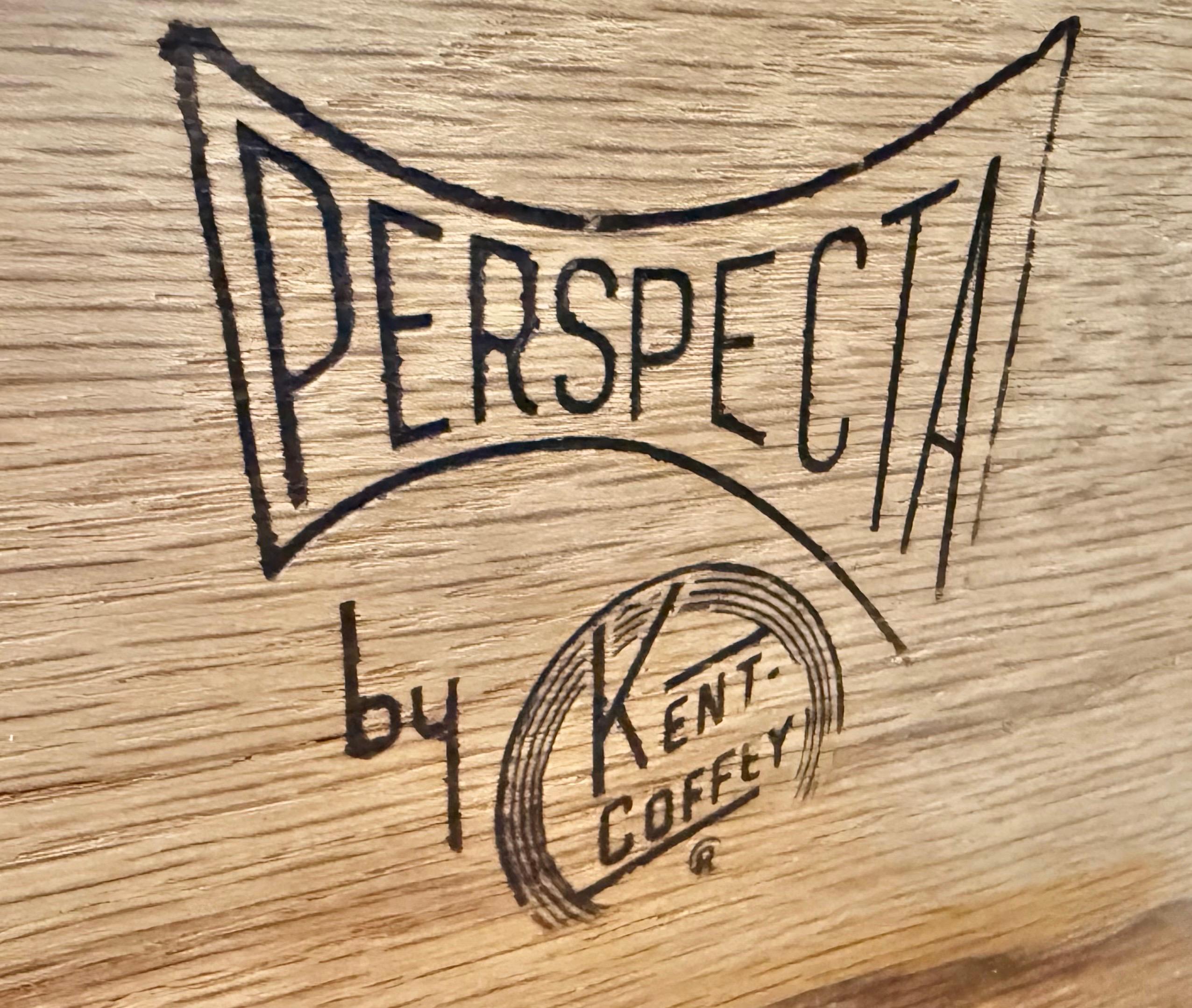 Mid-Century Modern Kent Coffey Perspecta Walnut High Chest For Sale 6