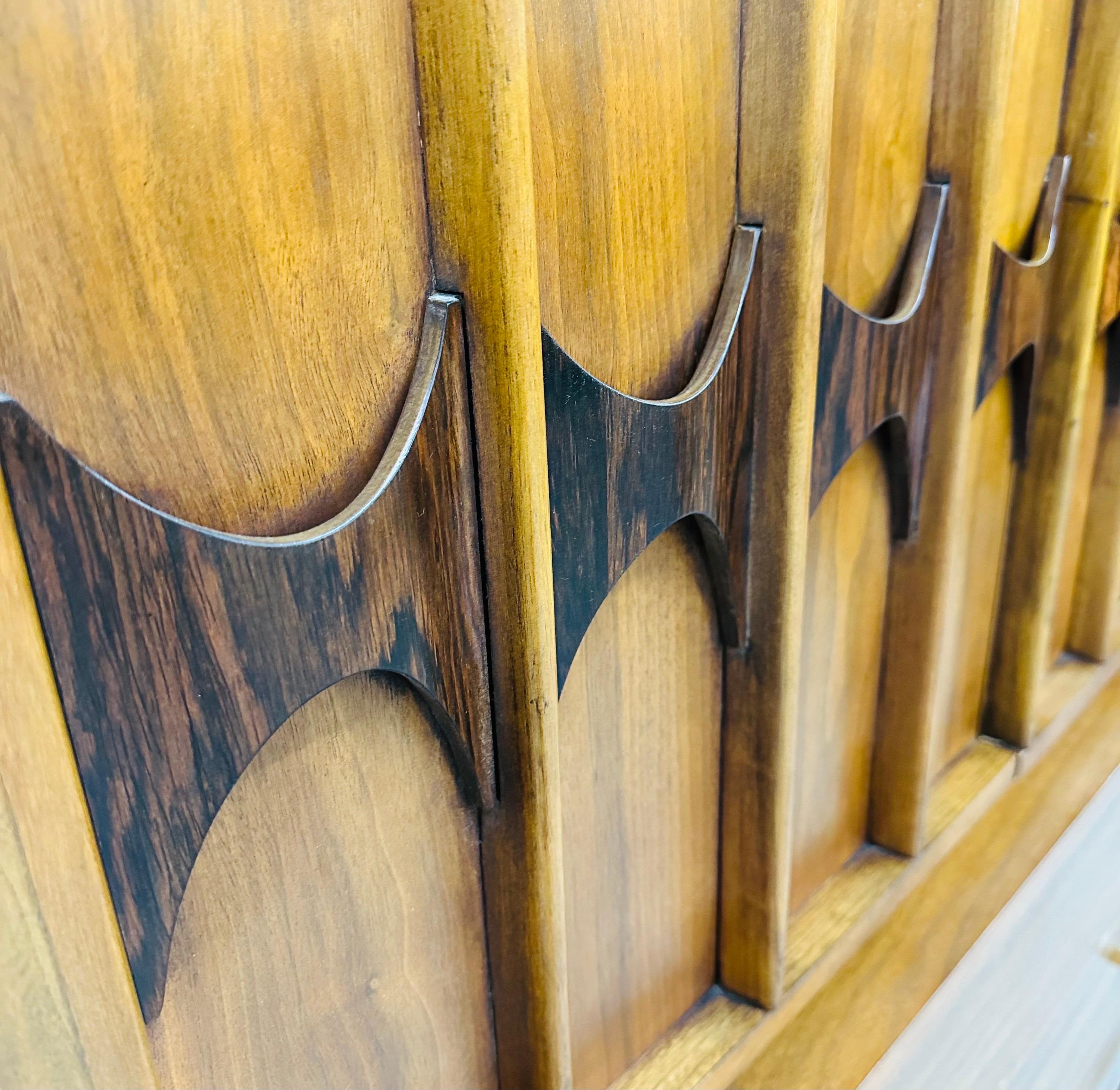 Mid-Century Modern Kent Coffey Perspecta Walnut High Chest 3