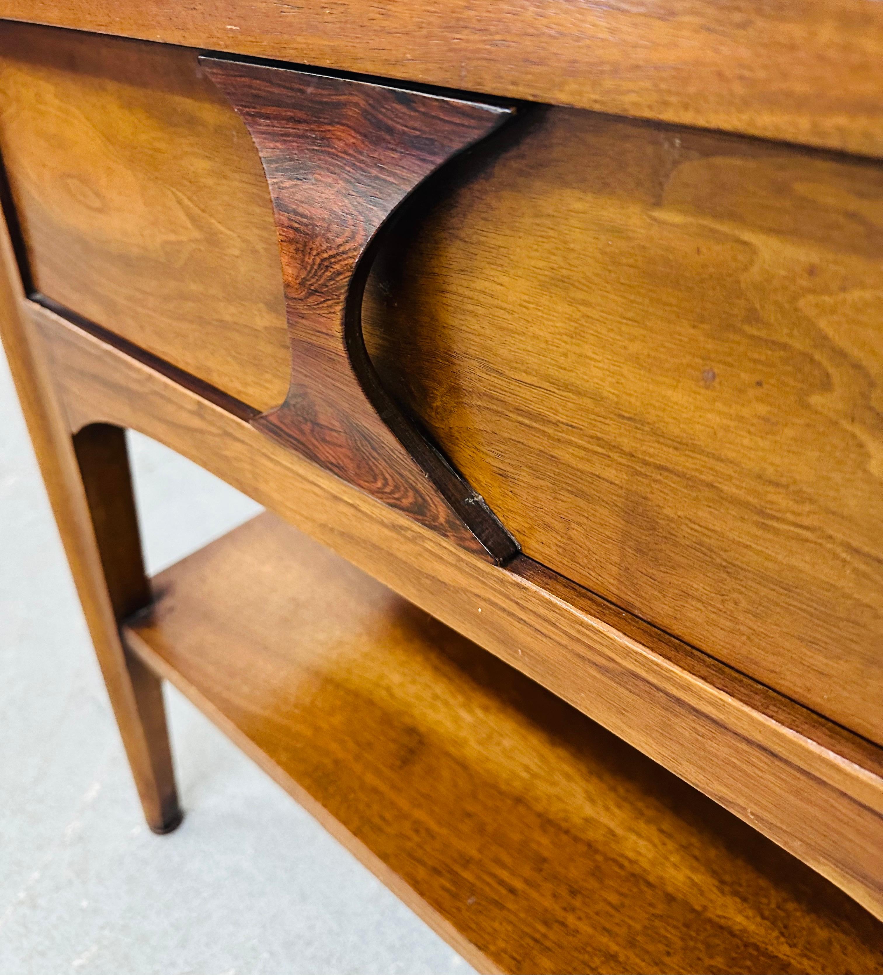 Mid-Century Modern Kent Coffey Perspecta Walnut Nightstands - Set of 2 2
