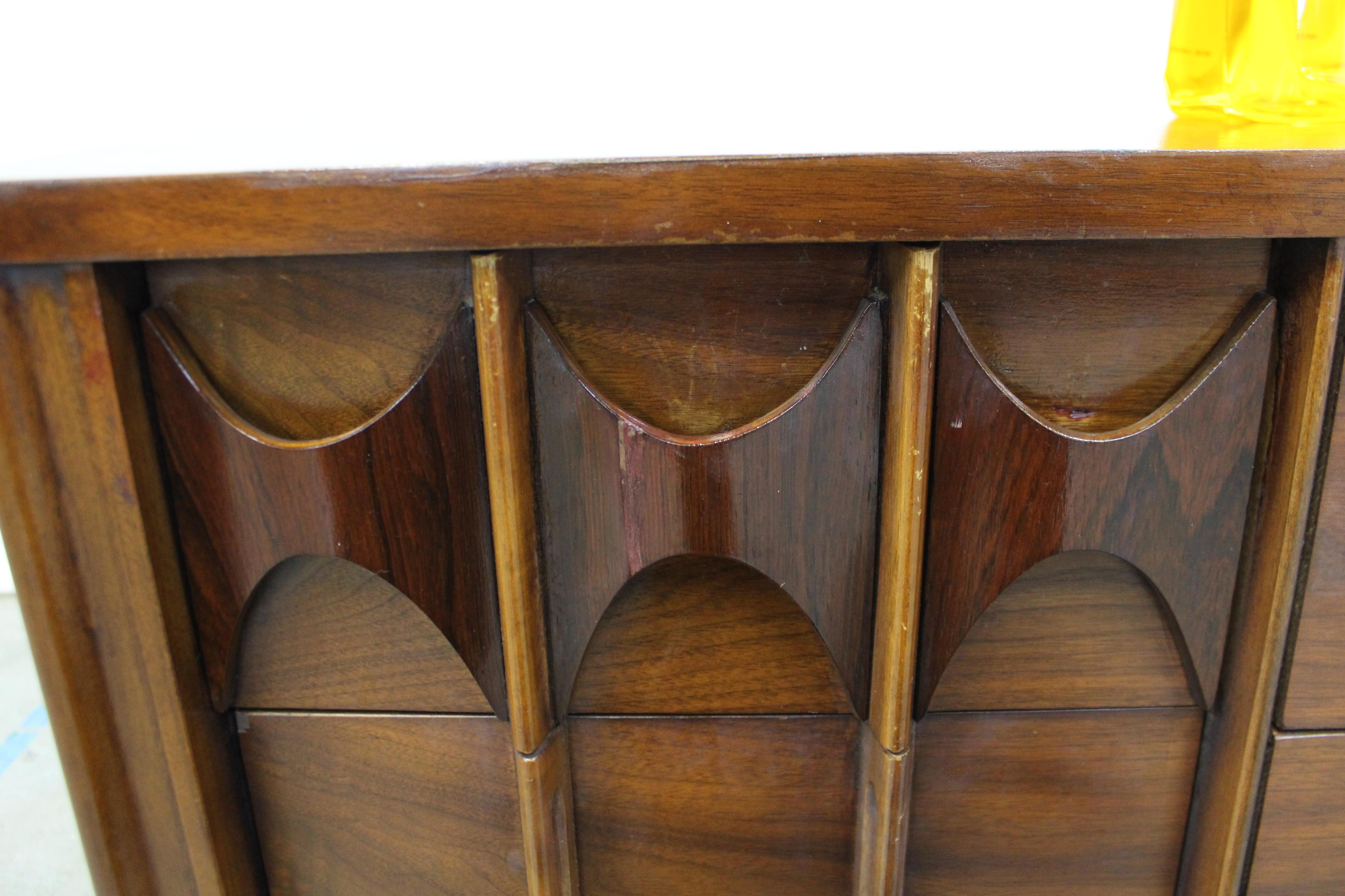 Mid-Century Modern Kent Coffey 'Perspecta' Walnut Rosewood Credenza 5