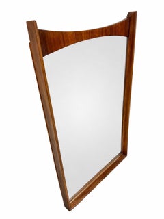 Mid-Century Modern Kent Coffey Perspecta Walnut & Rosewood Wall Mirror