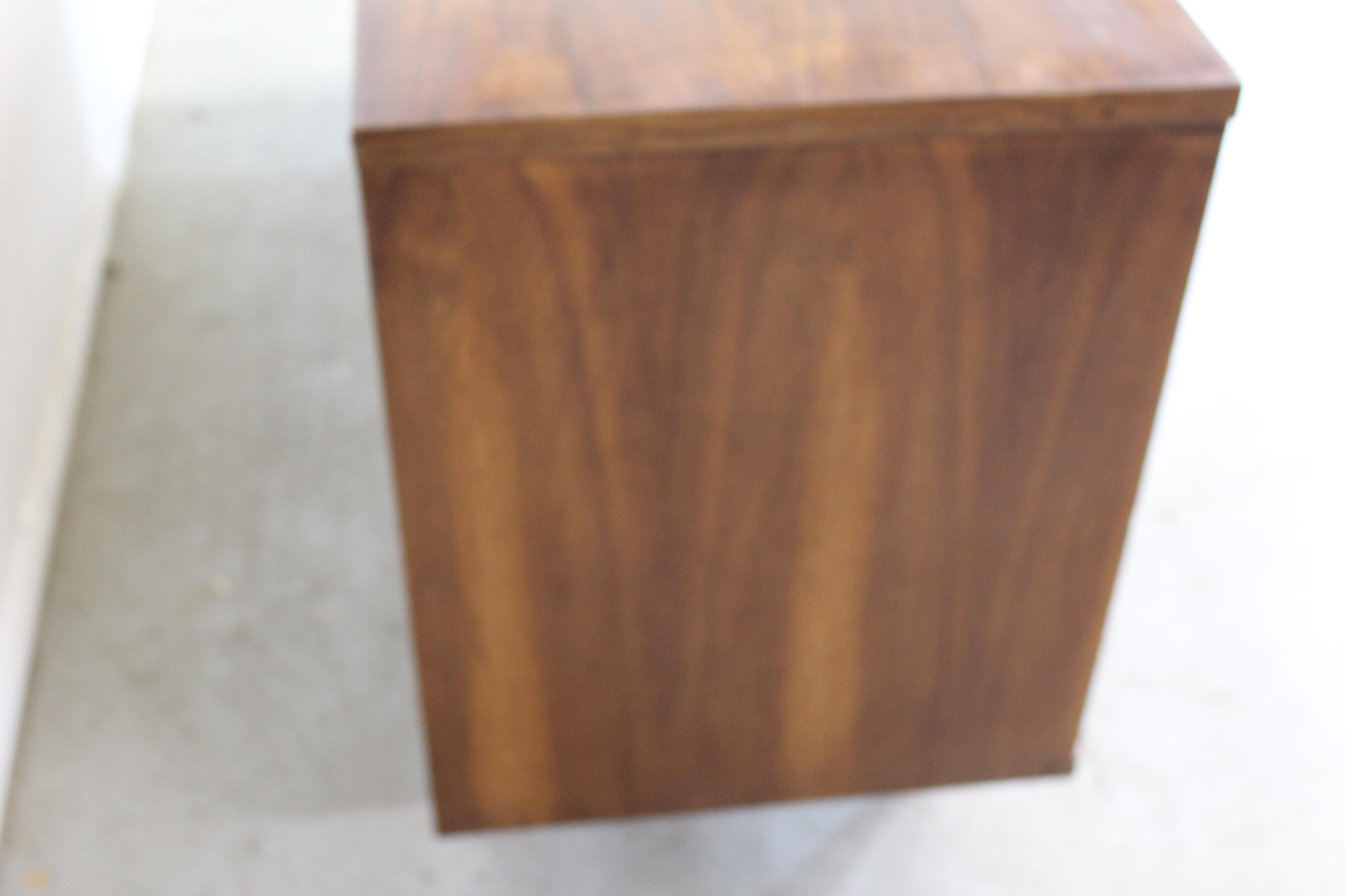 Mid-Century Modern Kent Coffey Tableau Walnut Credenza on Stretcher Base 7