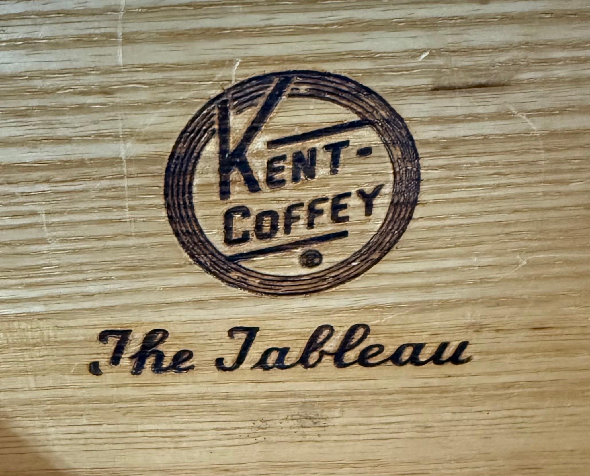 Mid-Century Modern Kent Coffey Tableau Walnut High Chest For Sale 4